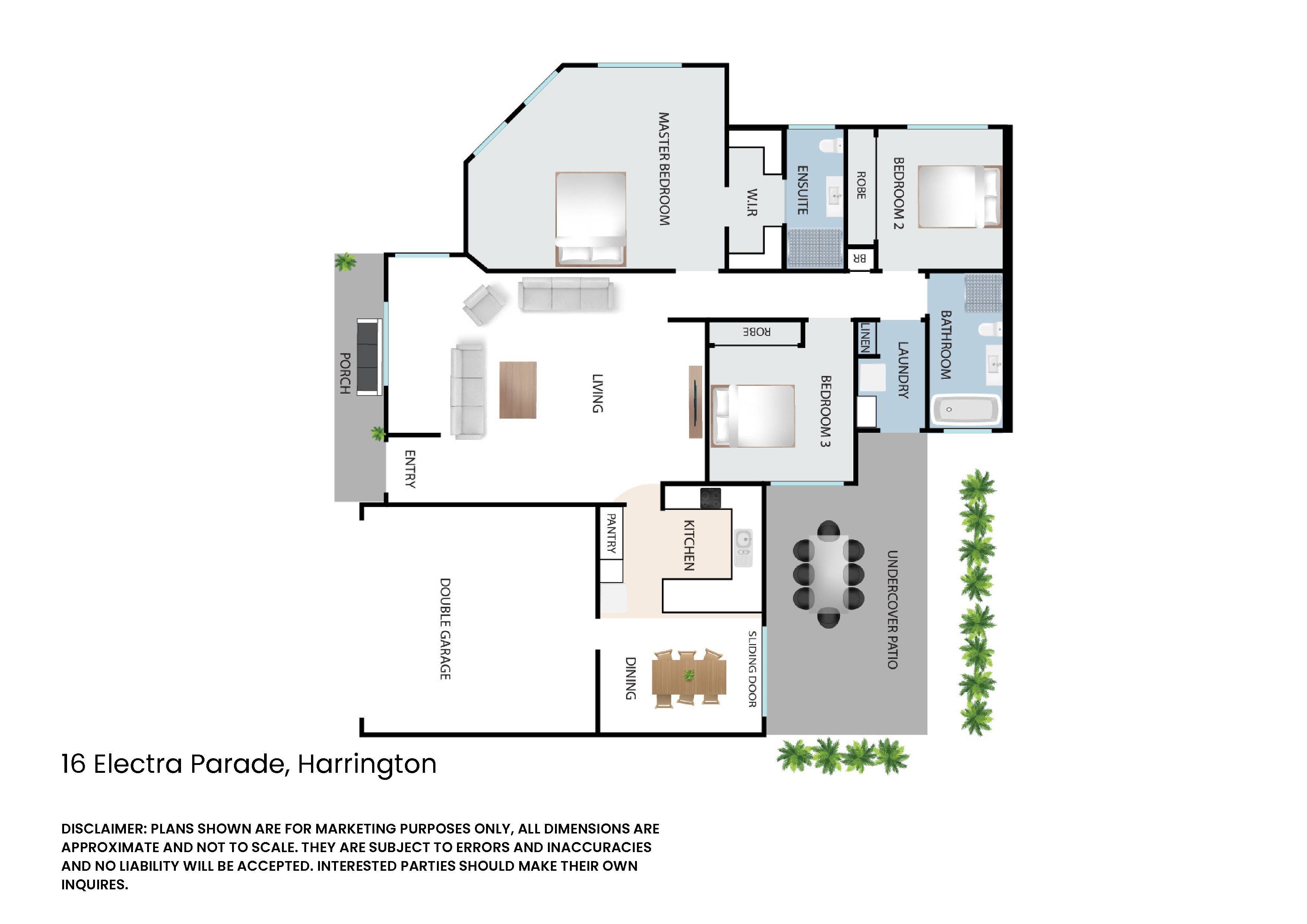 3-bedroom unit at 16 Electra Parade, Harrington NSW 2427, Mid-Coast, New South Wales
