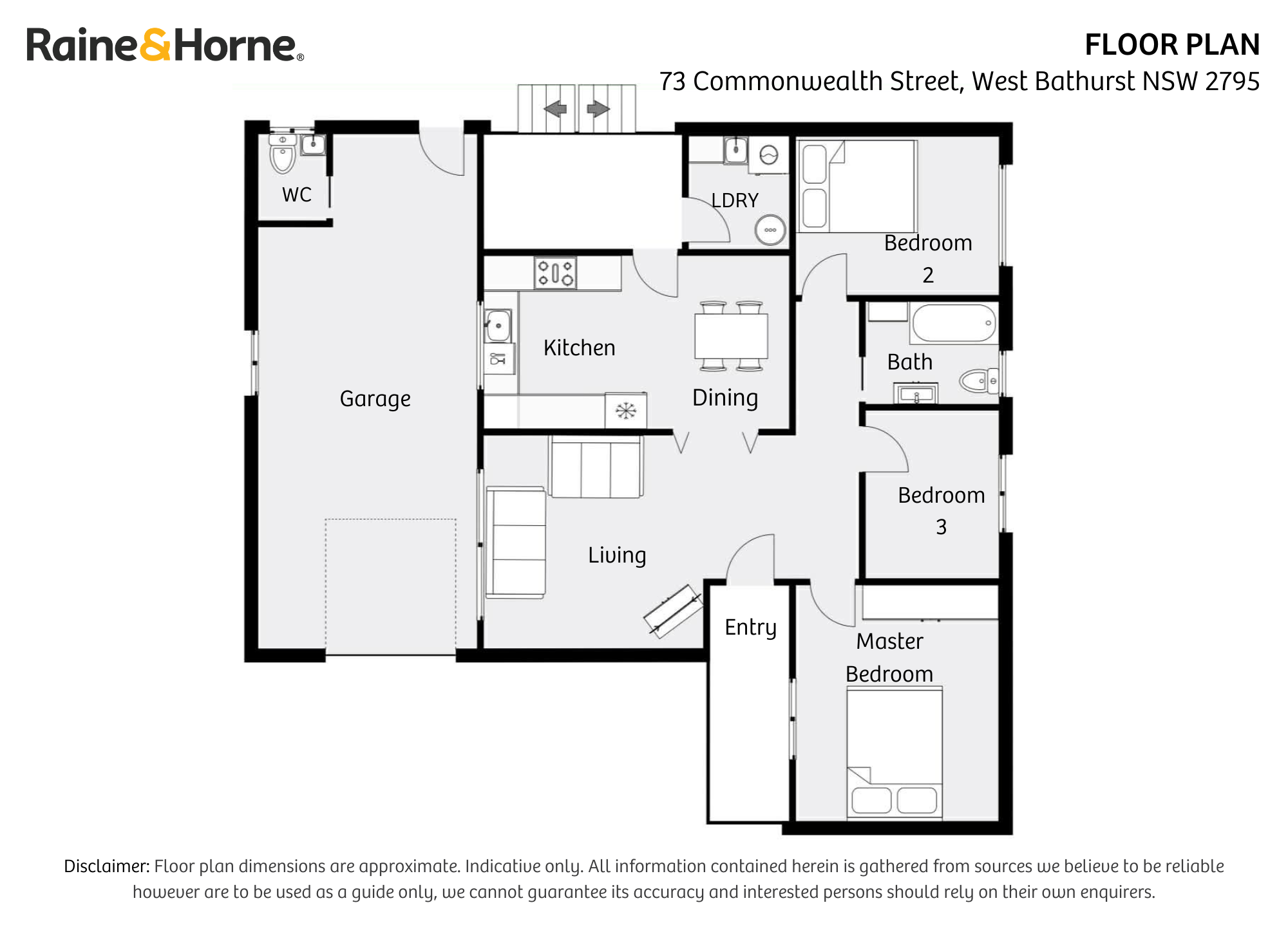 3-bedroom house at 73 Commonwealth Street, West Bathurst, NSW 2795, Bathurst, New South Wales