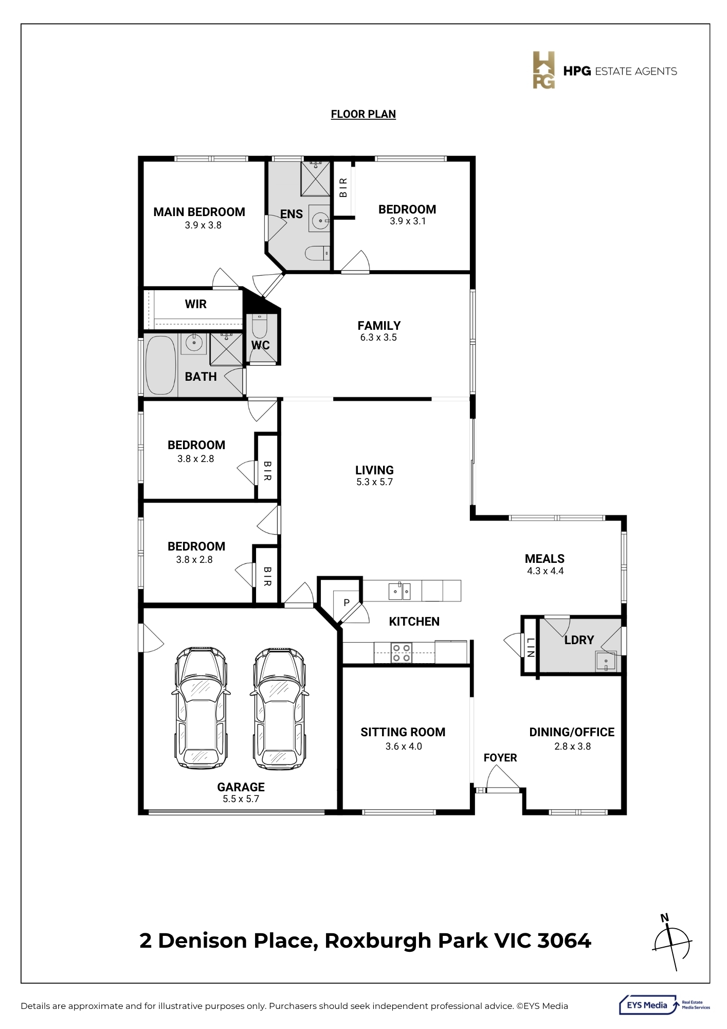 4-bedroom house at 2 DENISON PLACE, Roxburgh Park VIC 3064, Hume, Victoria