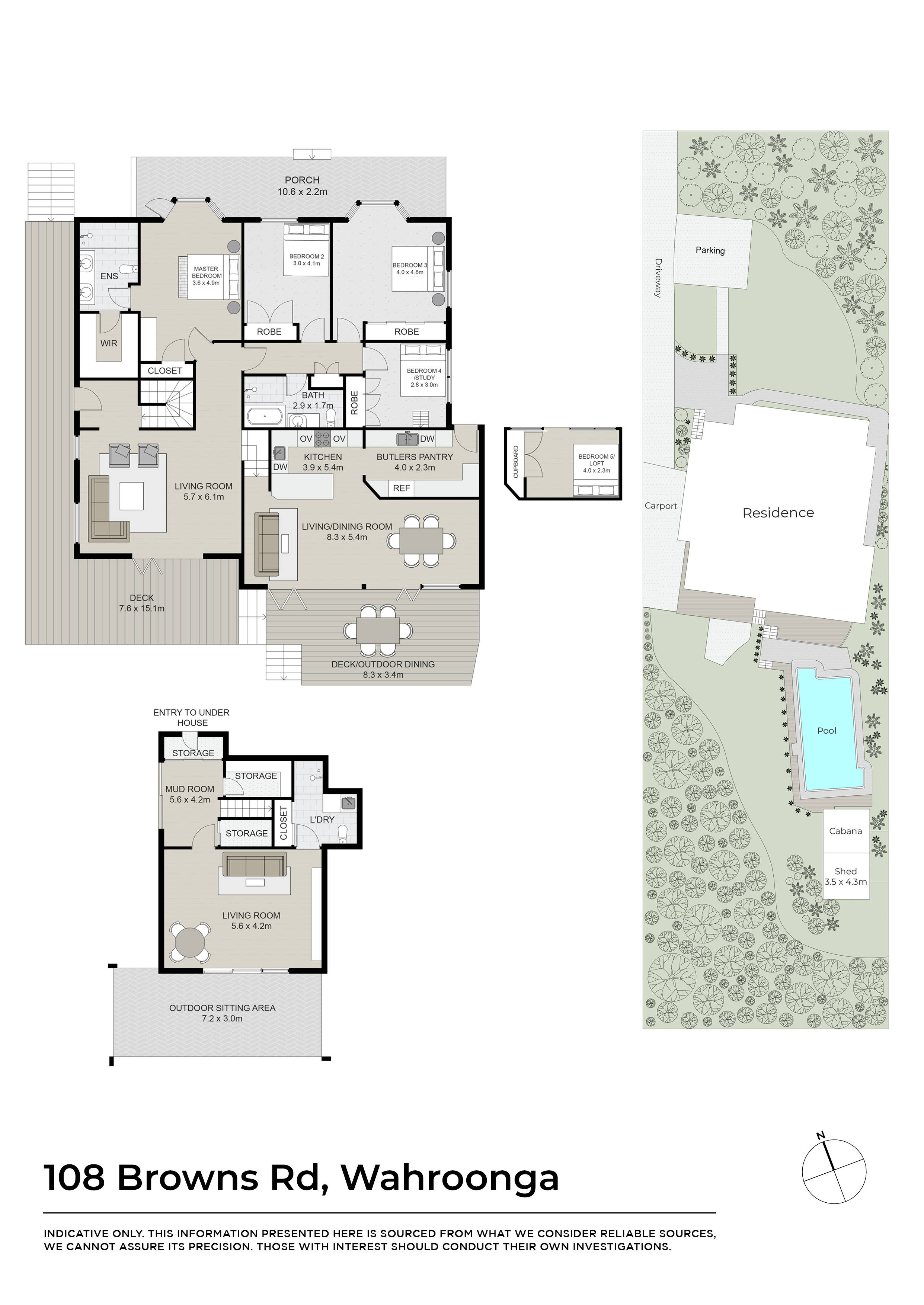 5-bedroom house at 108 Browns Road, Wahroonga, NSW 2076, Ku-Ring-Gai, New South Wales