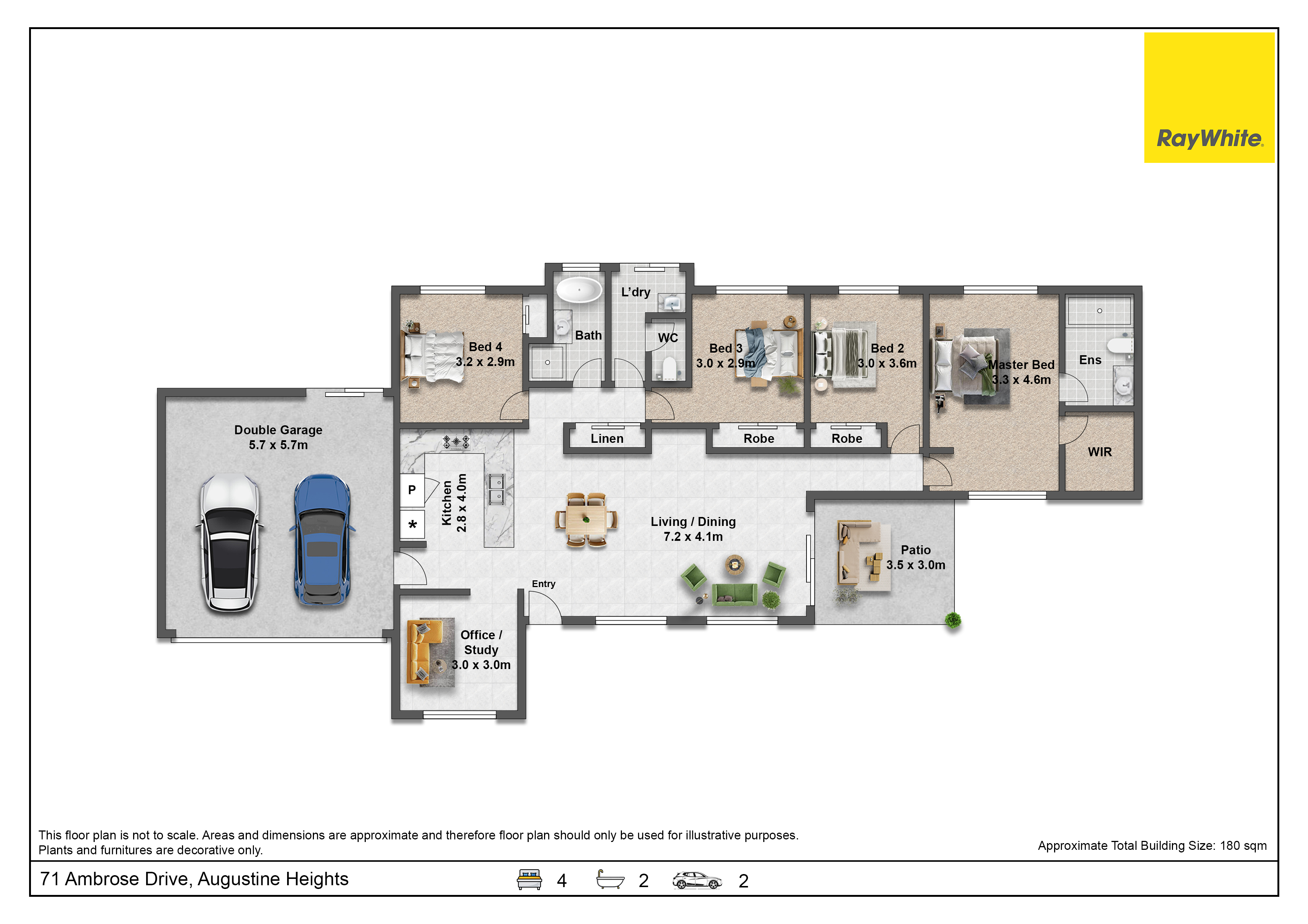 4-bedroom house at 150 Santa Monica Drive, Augustine Heights, QLD 4300, Ipswich, Queensland