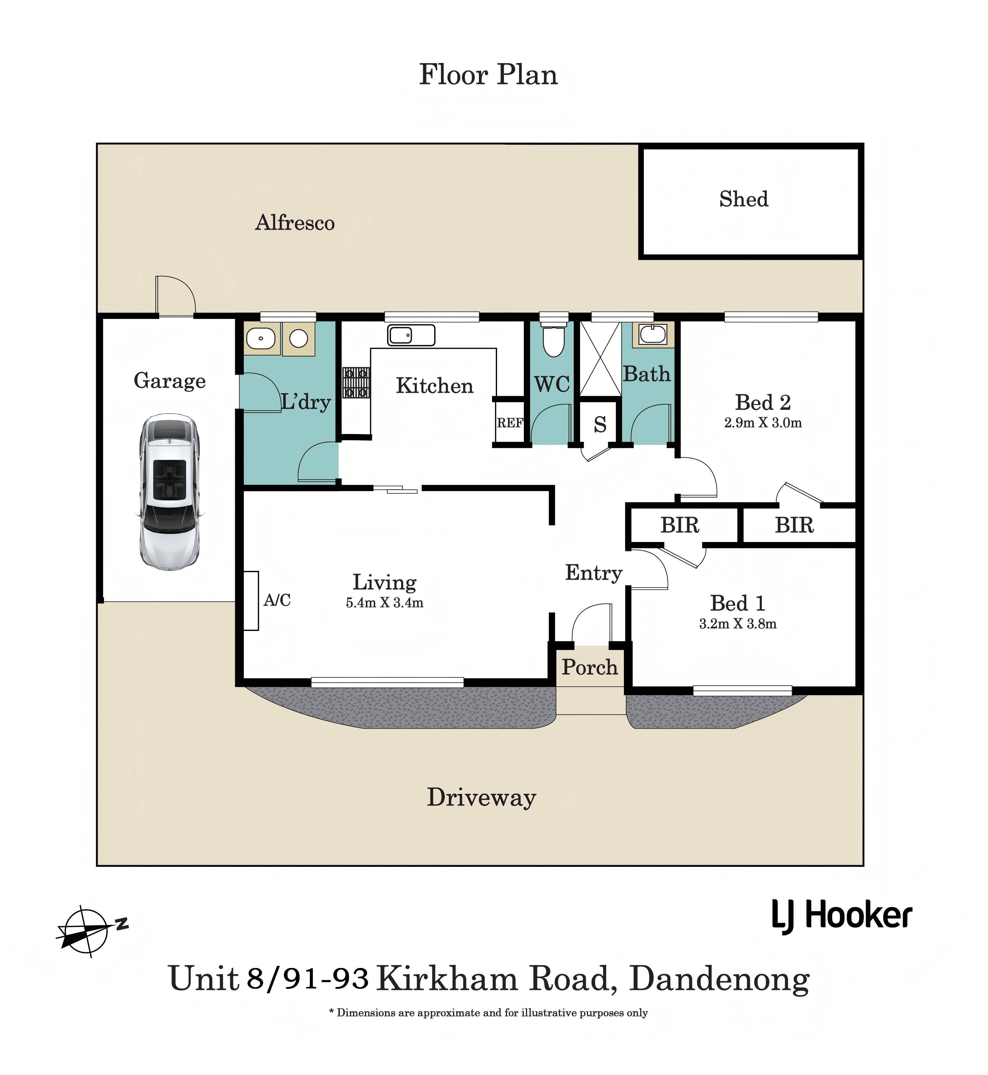 2-bedroom unit at 8/91 -93 Kirkham Road, Dandenong, Vic, 3175, Greater Dandenong, Victoria
