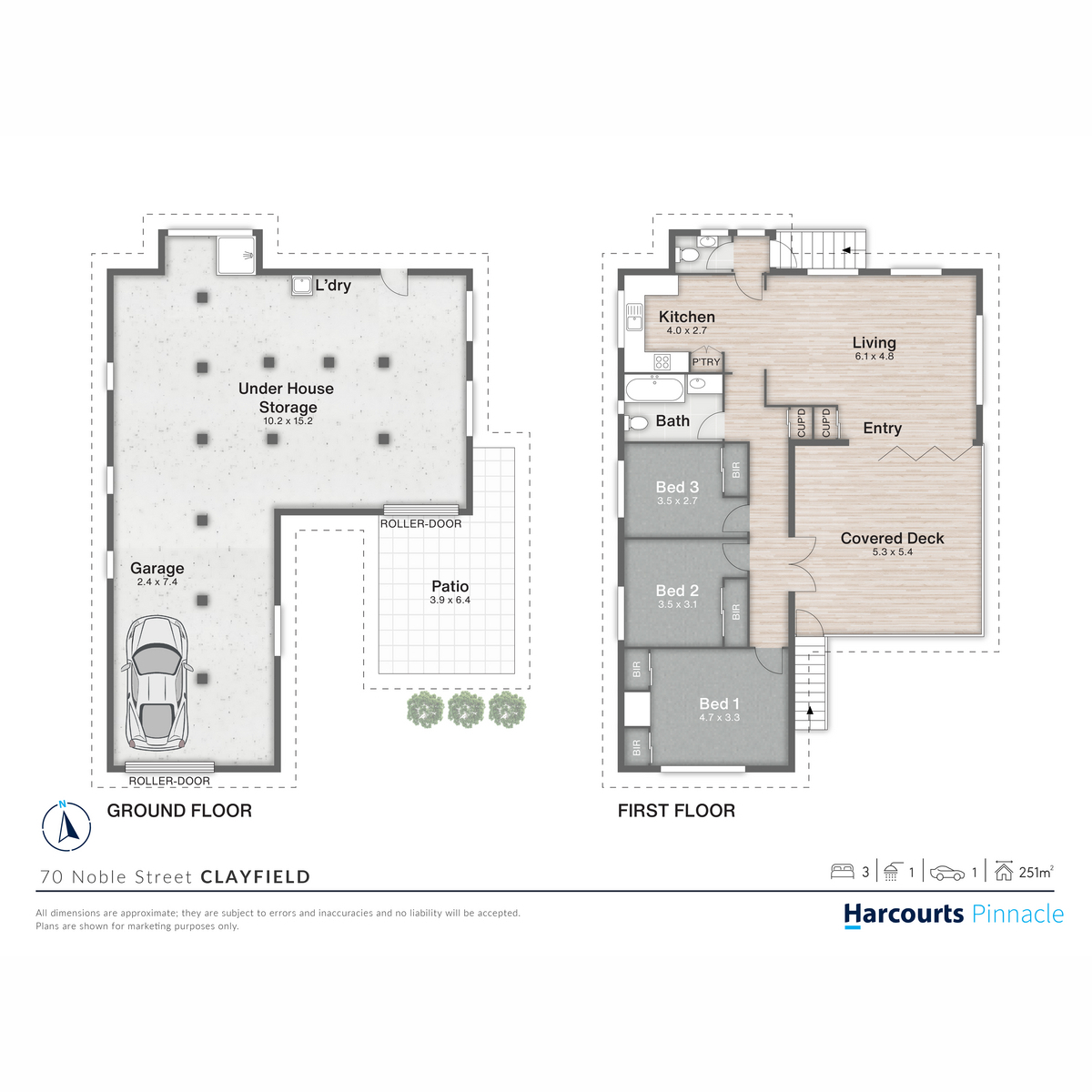 3-bedroom house at 70 Noble Street, Clayfield, QLD 4011, Brisbane, Queensland