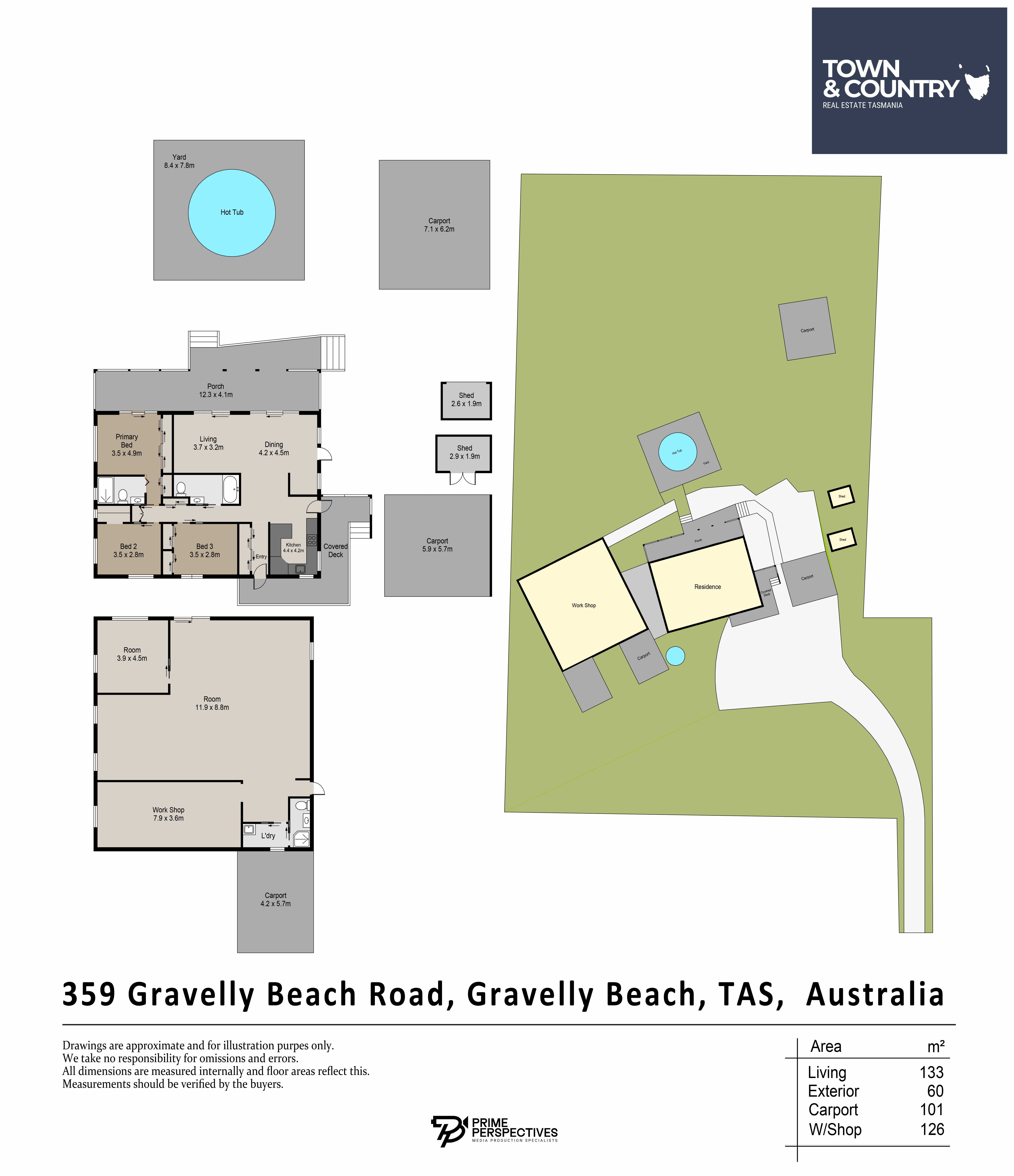 3-bedroom house at 359 Gravelly Beach Road, Gravelly Beach, Tas, 7276, West Tamar, Tasmania