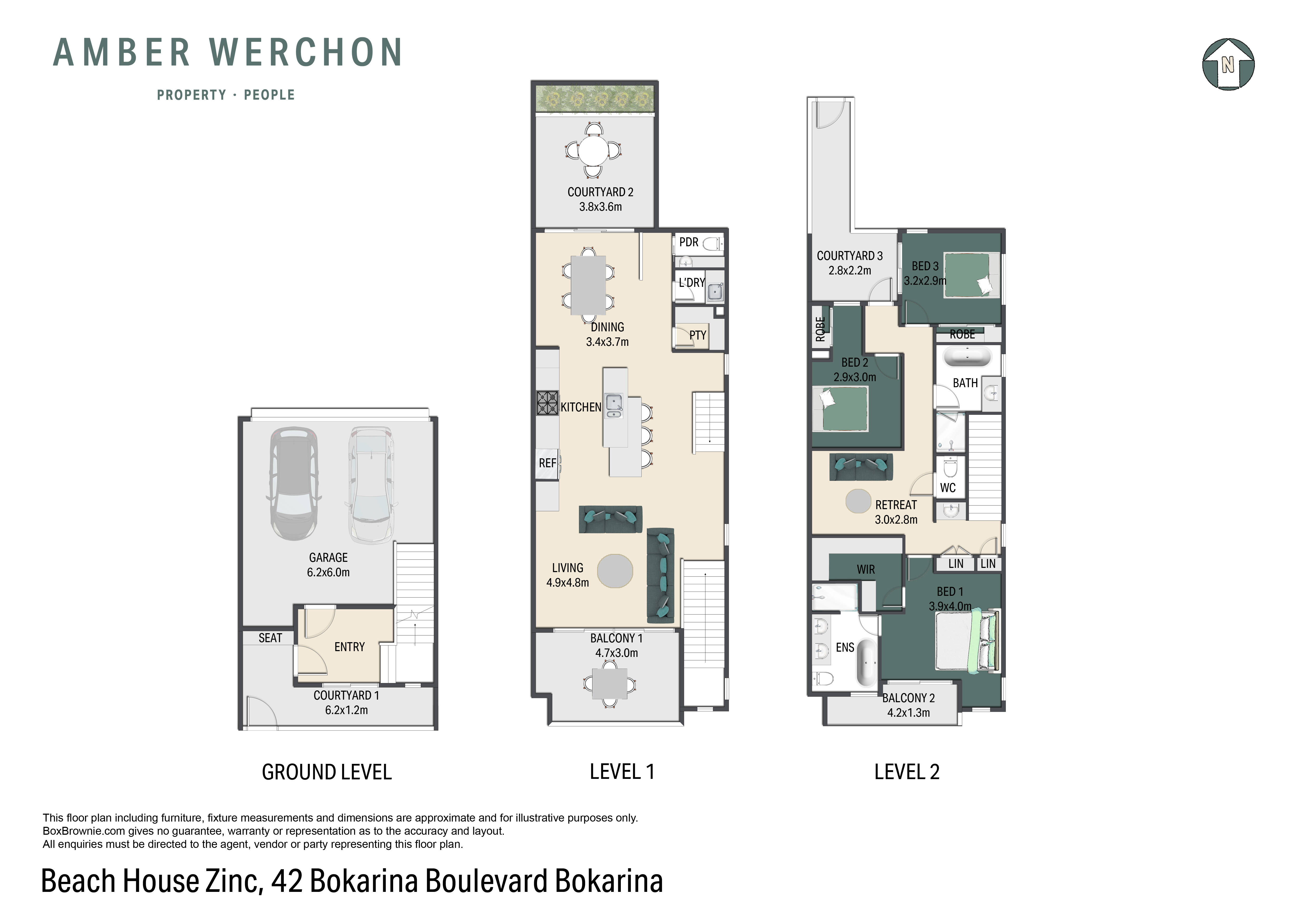 3-bedroom unit at 3008/42 Bokarina Boulevard, Bokarina, Qld, 4575, Sunshine Coast, Queensland