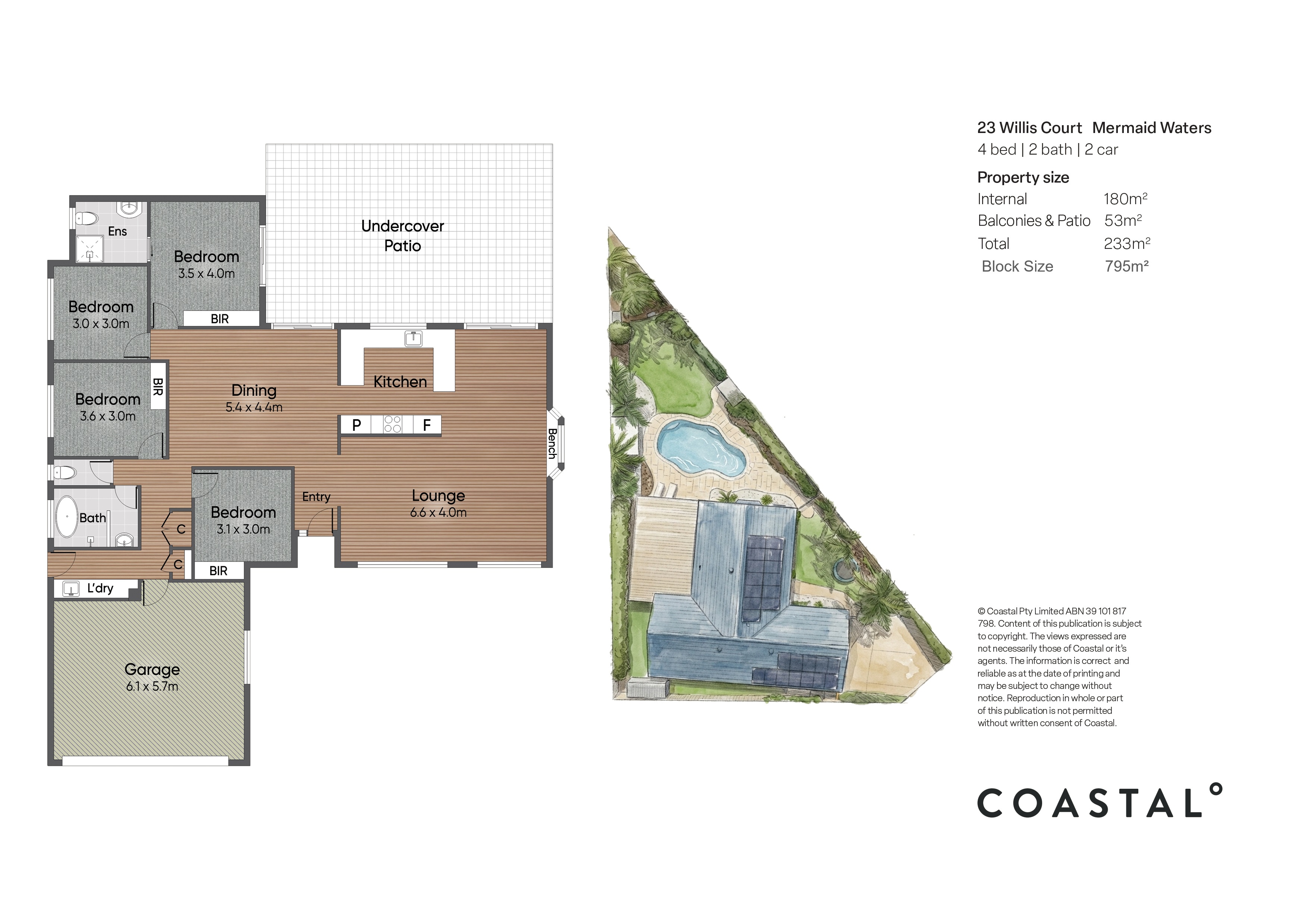 4-bedroom house at 23 WILLIS COURT, Mermaid Waters QLD 4218, Gold Coast, Queensland