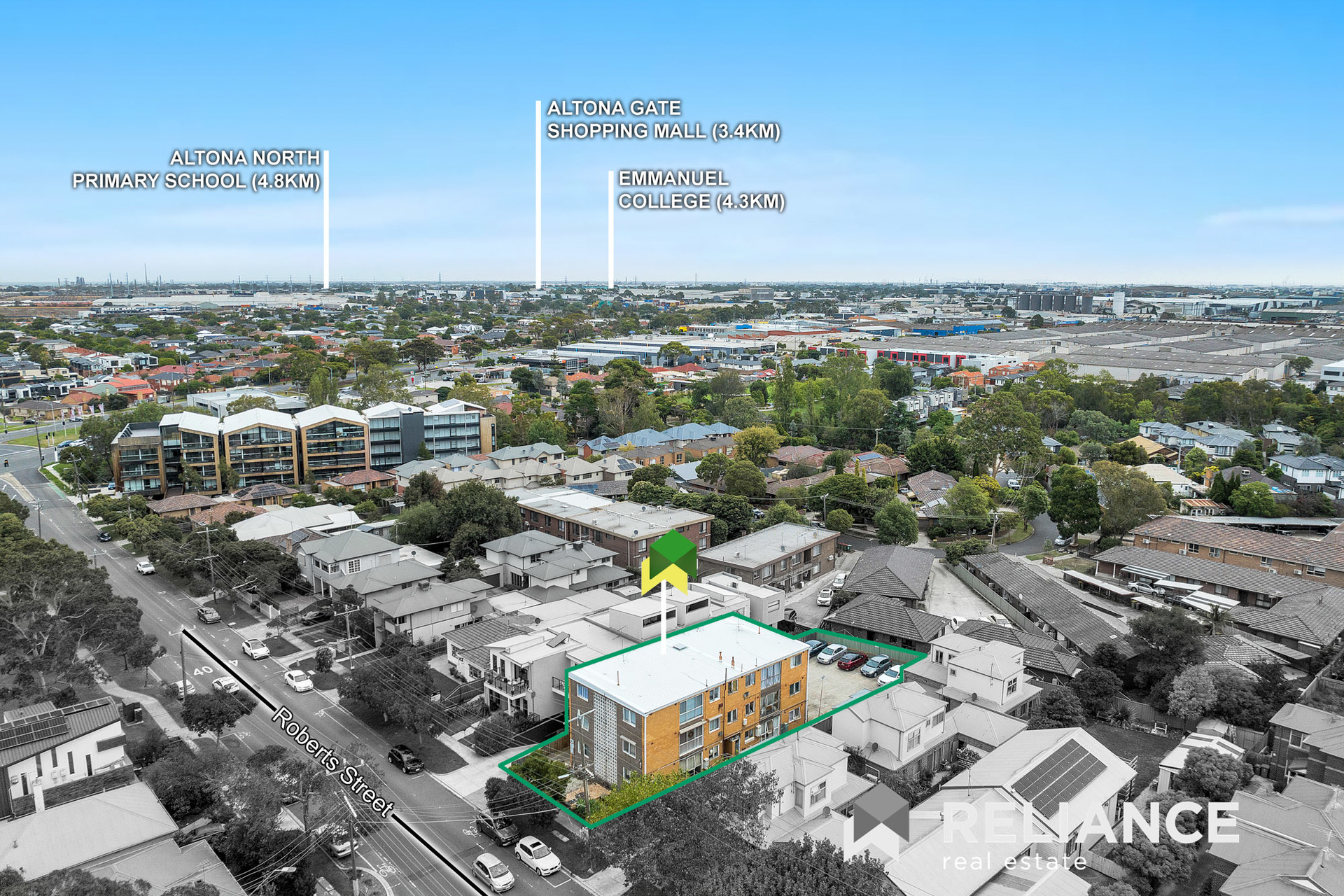1-bedroom unit at 12 90 ROBERTS STREET, WEST FOOTSCRAY VIC 3012, Maribyrnong, Victoria