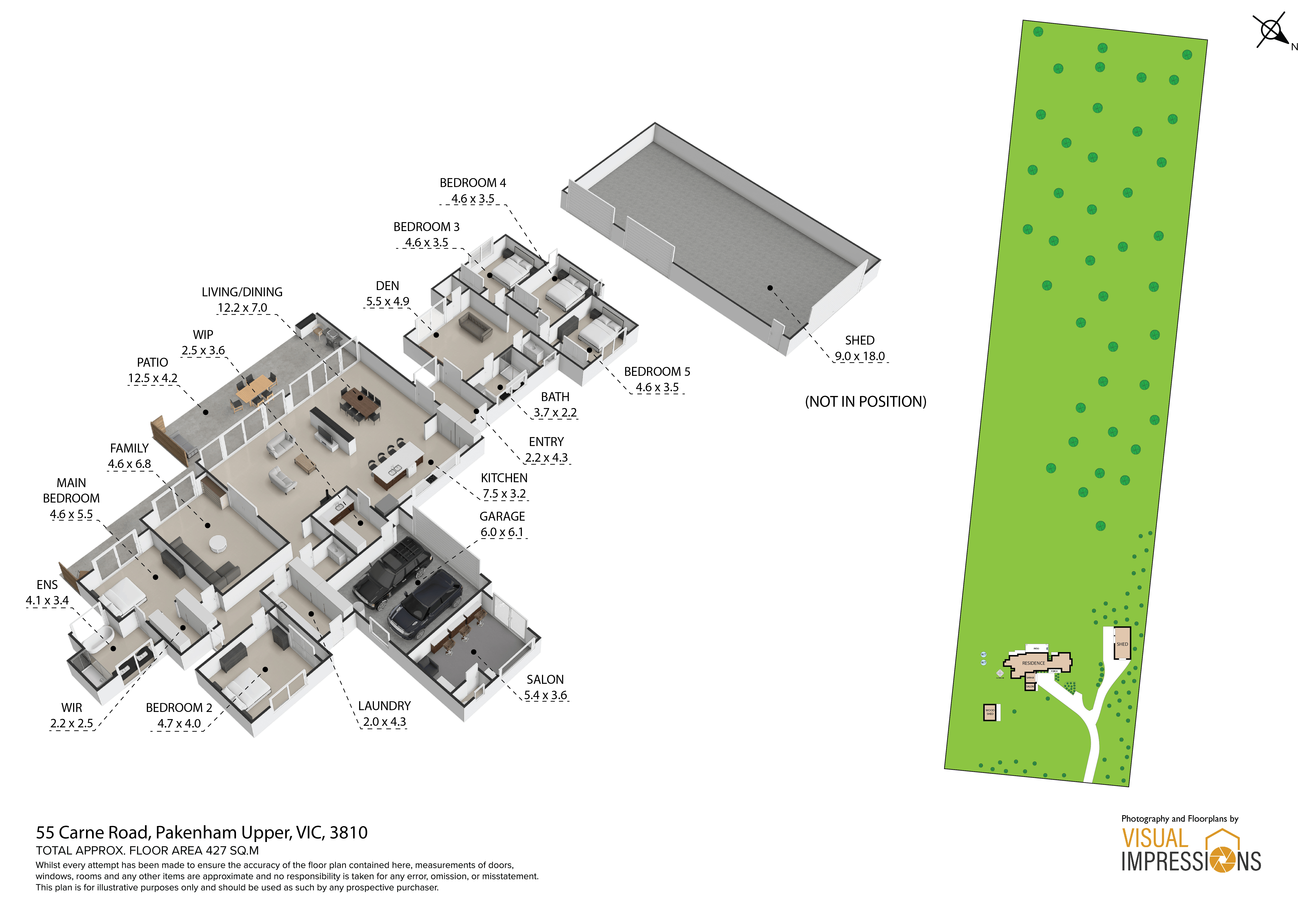 5-bedroom house at 55 Carne Road, Pakenham Upper, VIC 3810, Cardinia, Victoria