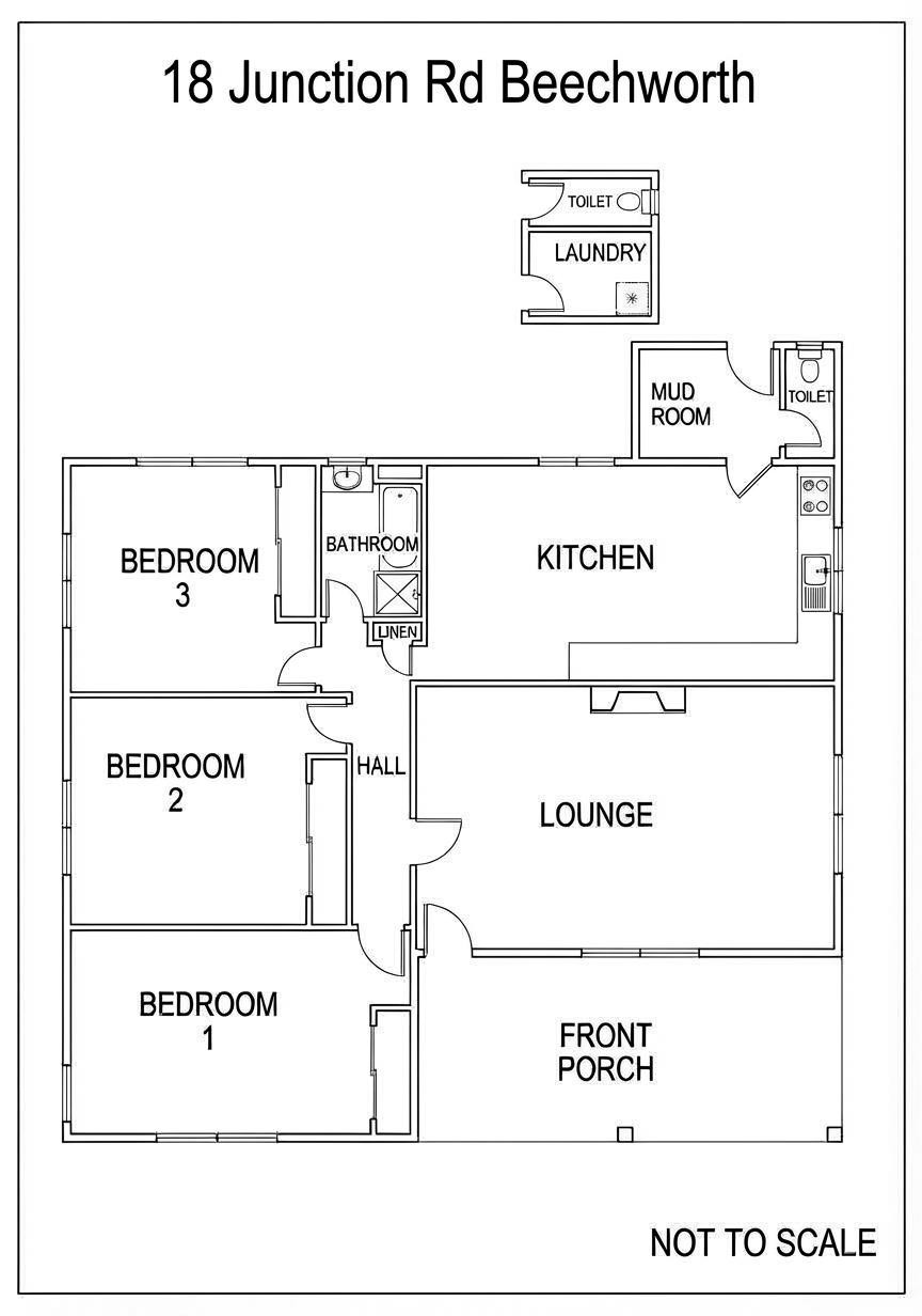 3-bedroom house at 18 Junction Road, Beechworth, VIC 3747, Indigo, Victoria