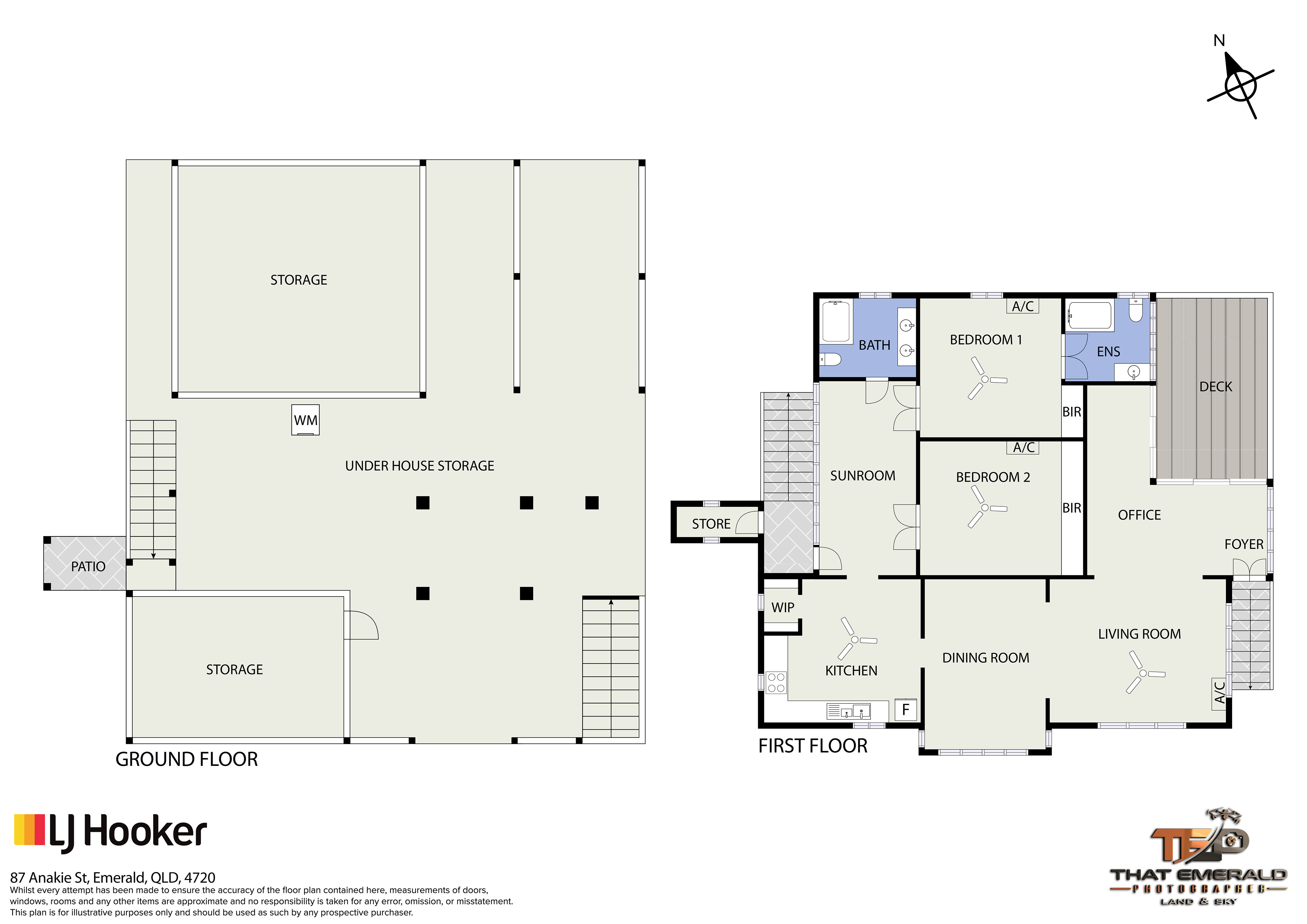 2-bedroom house at 87 Anakie Street, Emerald, QLD 4720, Central Highlands (Qld), Queensland