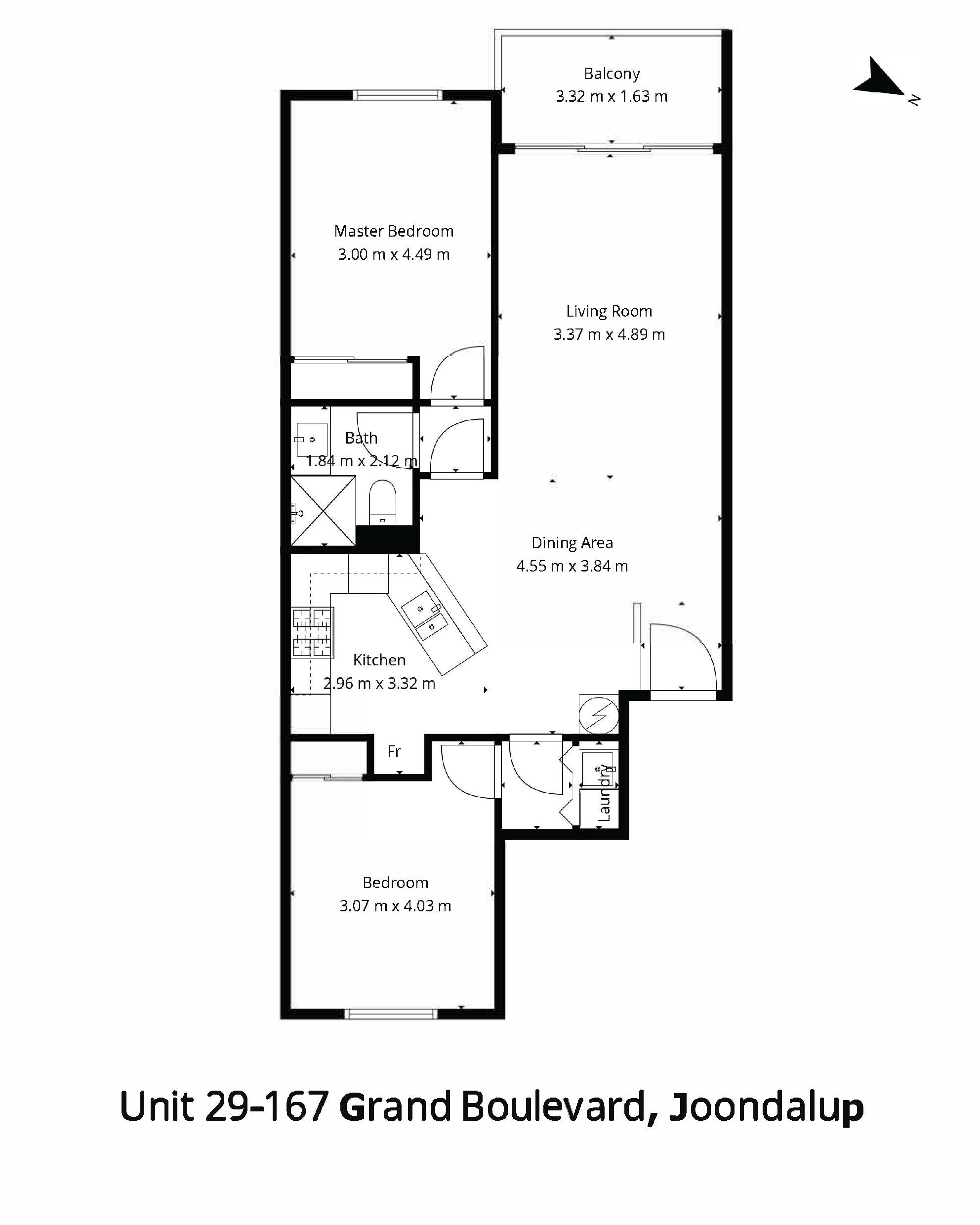 2-bedroom unit at UNIT 29 167 GRAND BOULEVARD, Joondalup WA 6027, Joondalup, Western Australia