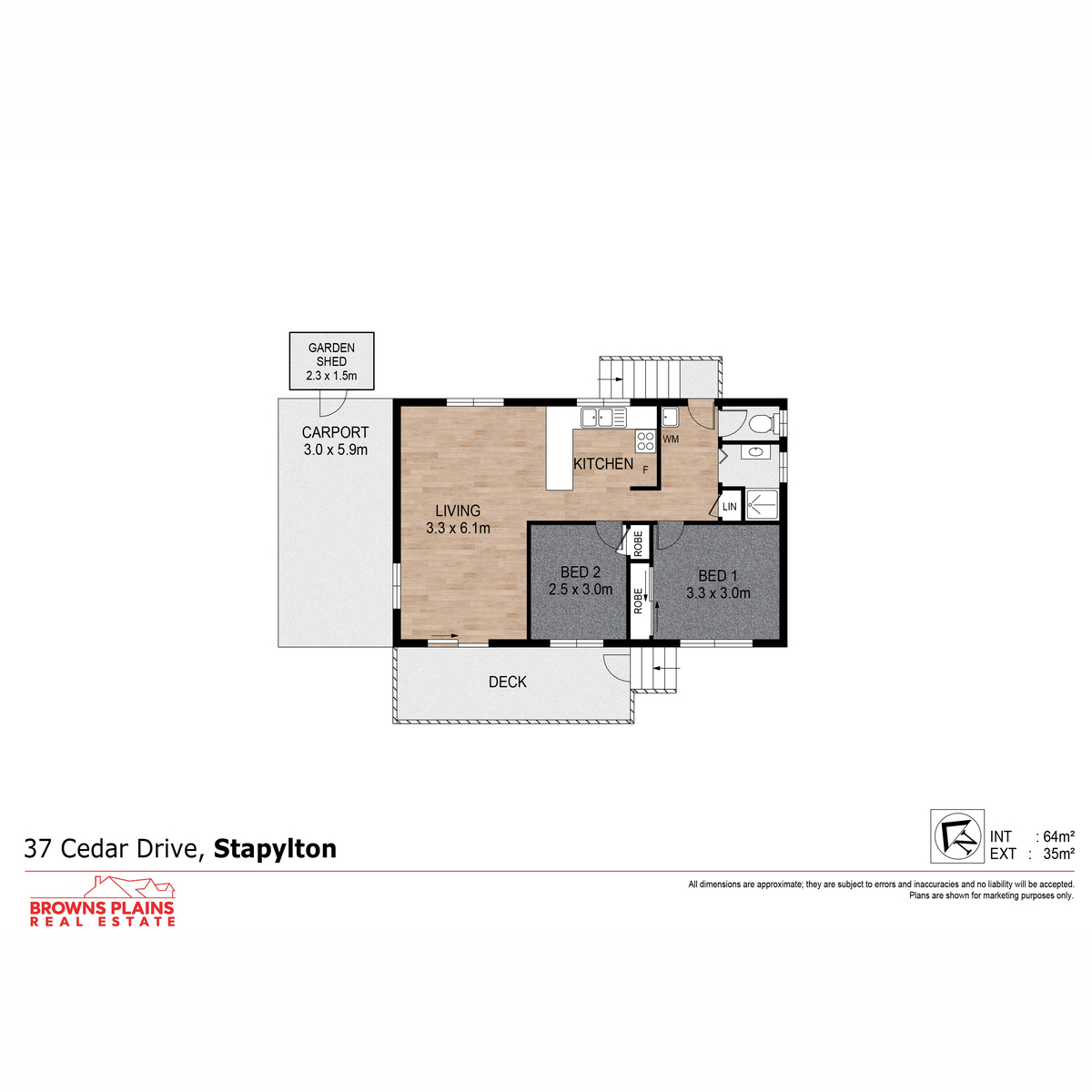2-bedroom house at 37 Cedar Drive, Stapylton, QLD 4207, Gold Coast, Queensland