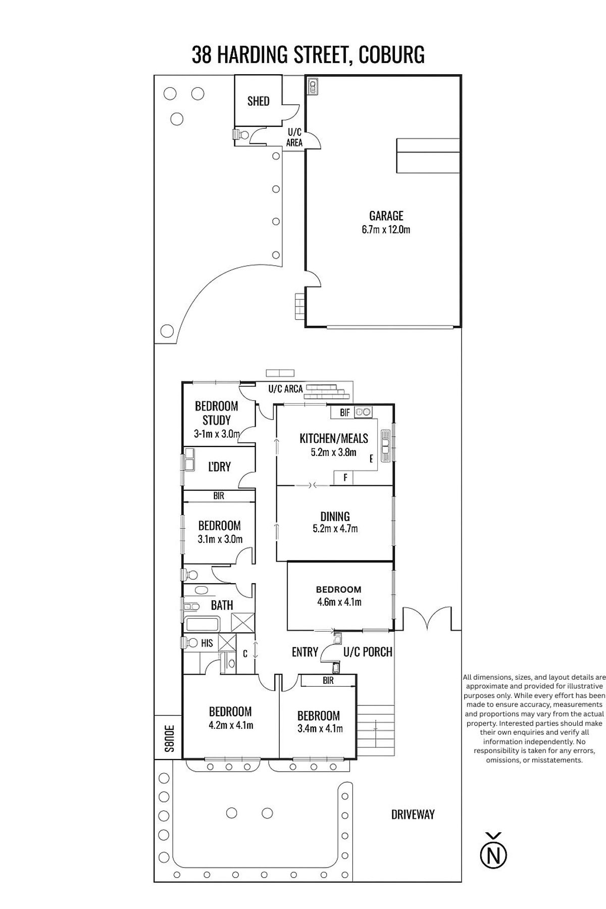 5-bedroom house at 38 HARDING STREET, Coburg VIC 3058, Merri-Bek, Victoria