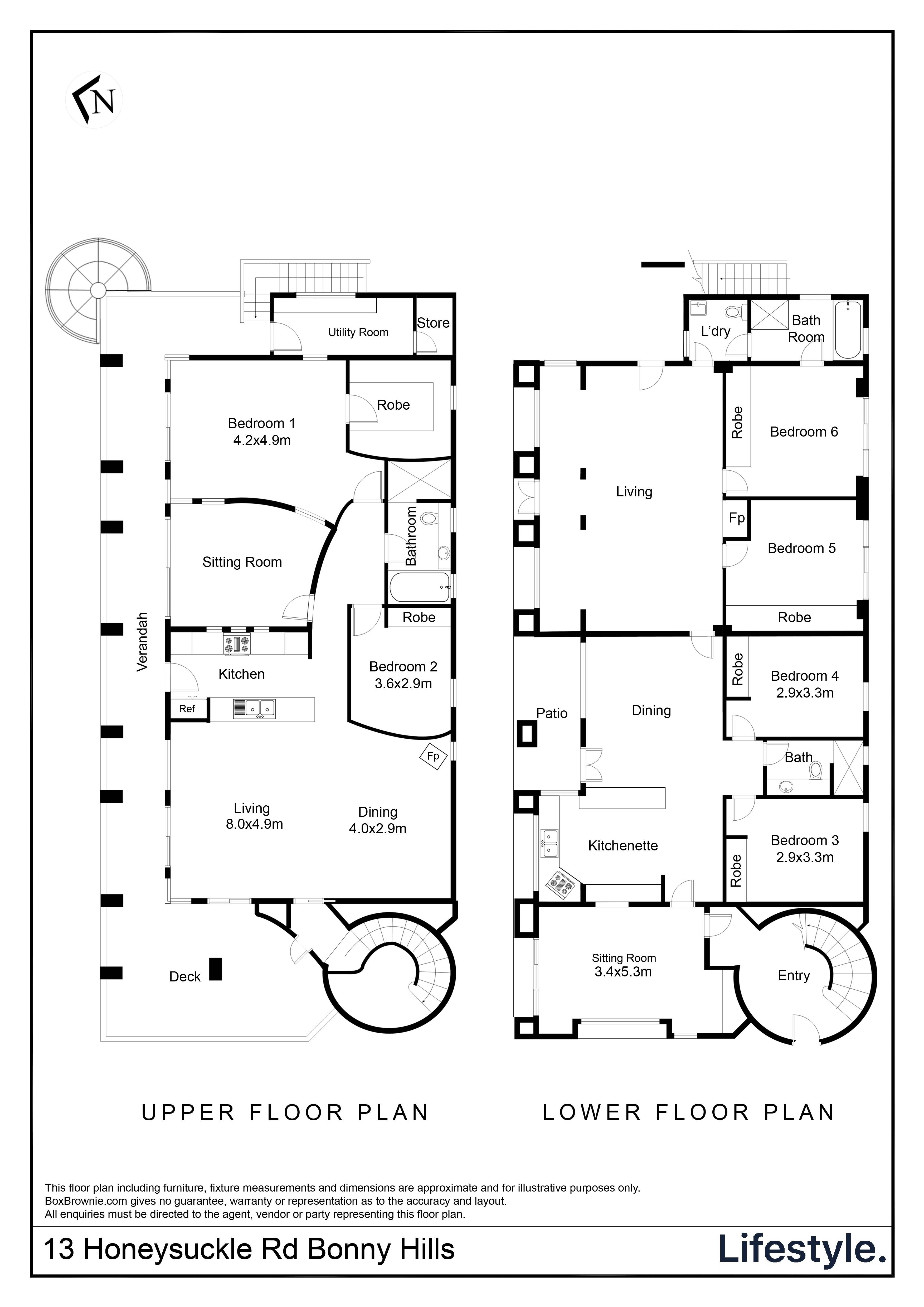 6-bedroom house at 13 HONEYSUCKLE ROAD, Bonny Hills NSW 2445, Port Macquarie-Hastings, New South Wales