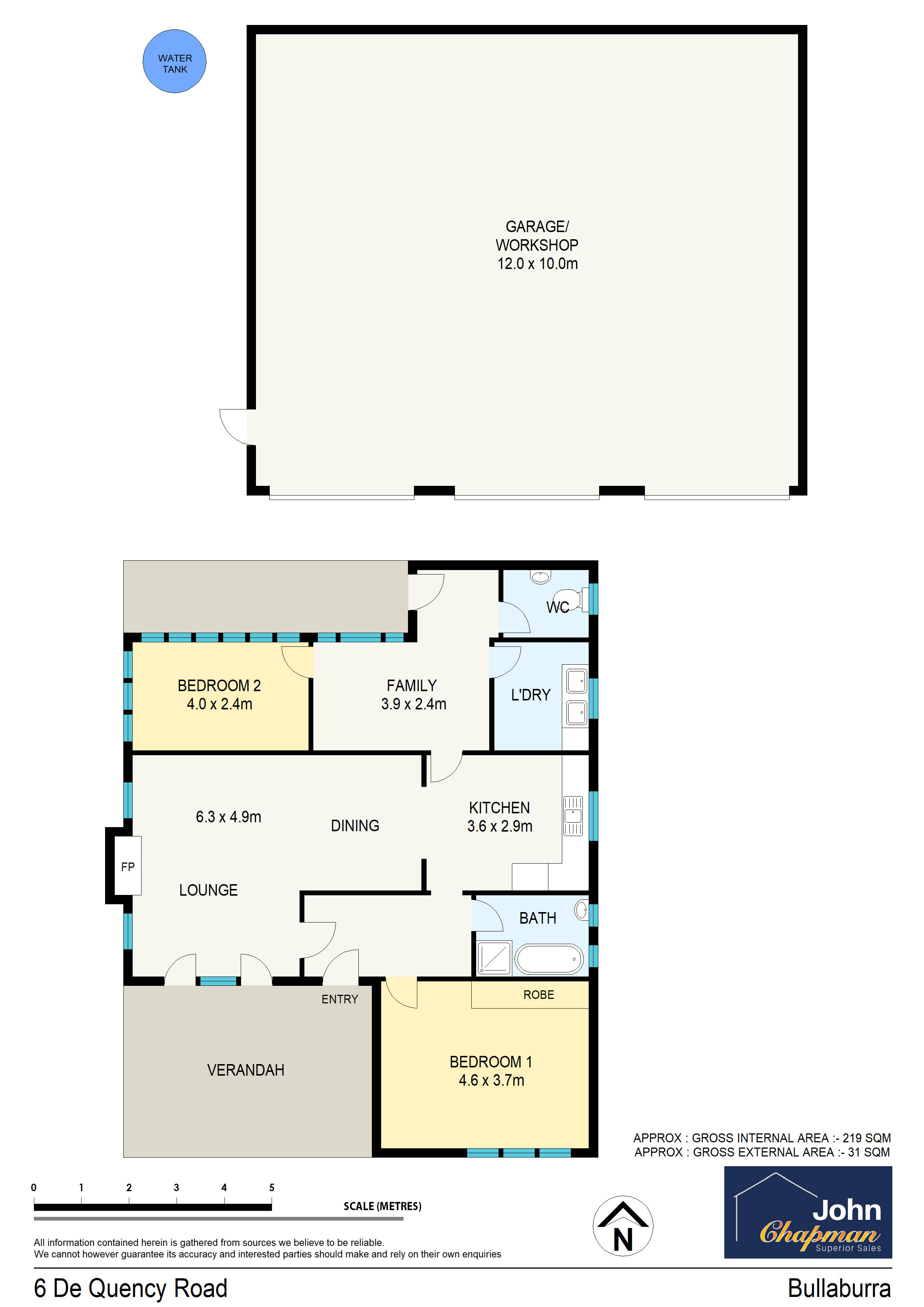 2-bedroom house at 6 De Quency Road, Bullaburra, Nsw, 2784, Blue Mountains, New South Wales