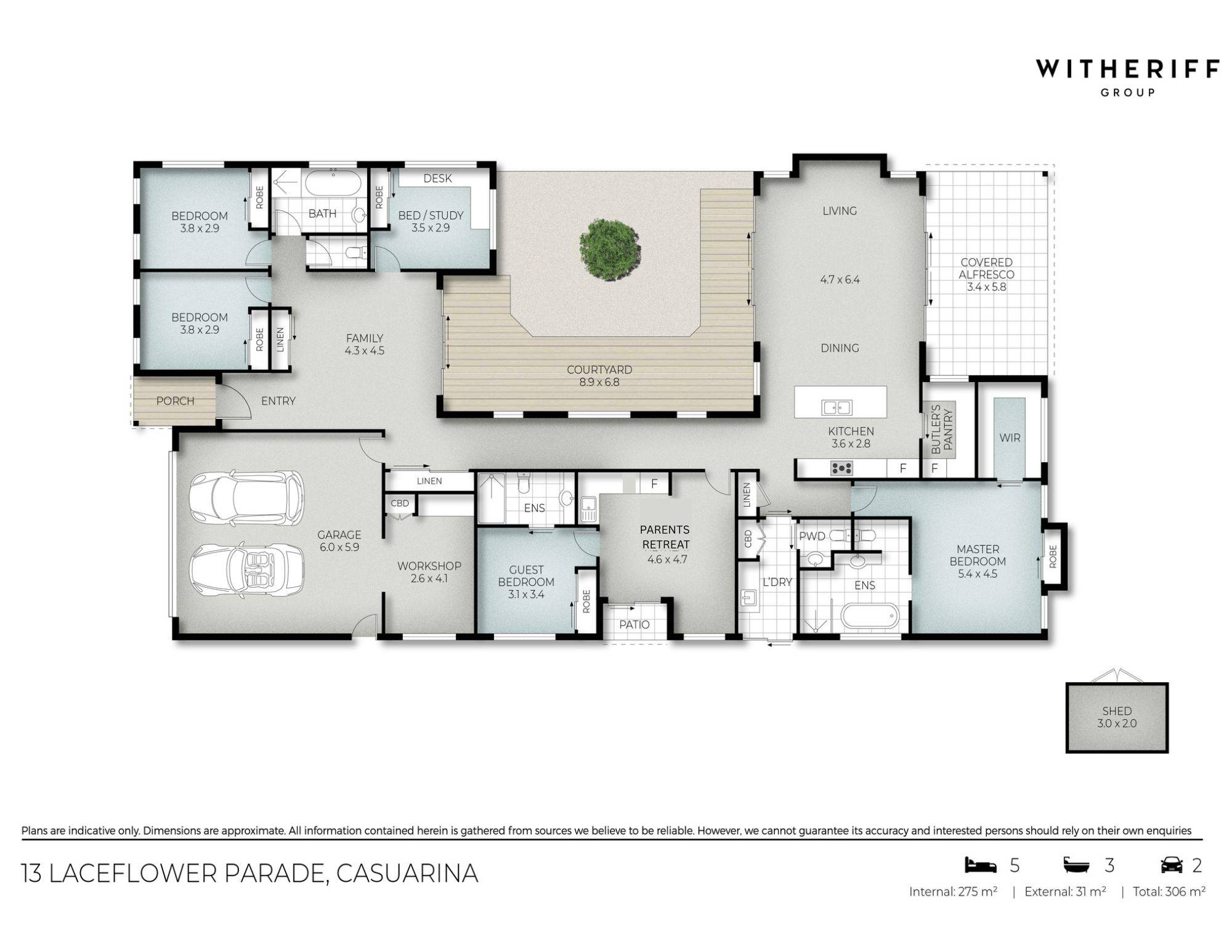 5-bedroom house at 13 Laceflower Parade, Casuarina, NSW 2487, Tweed, New South Wales