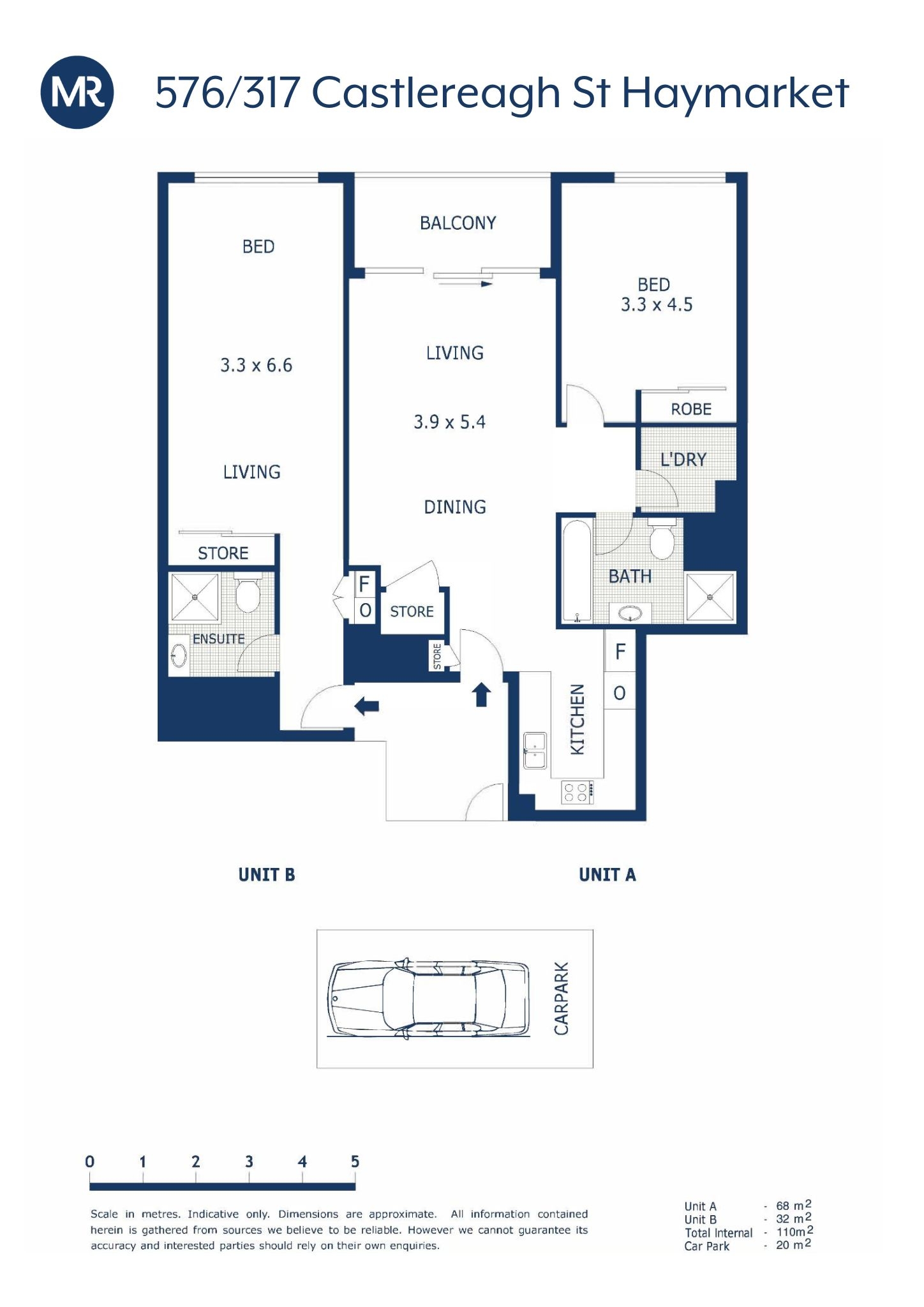 2-bedroom unit at 576/317 Castlereagh St, Haymarket, Nsw, 2000, Sydney, New South Wales