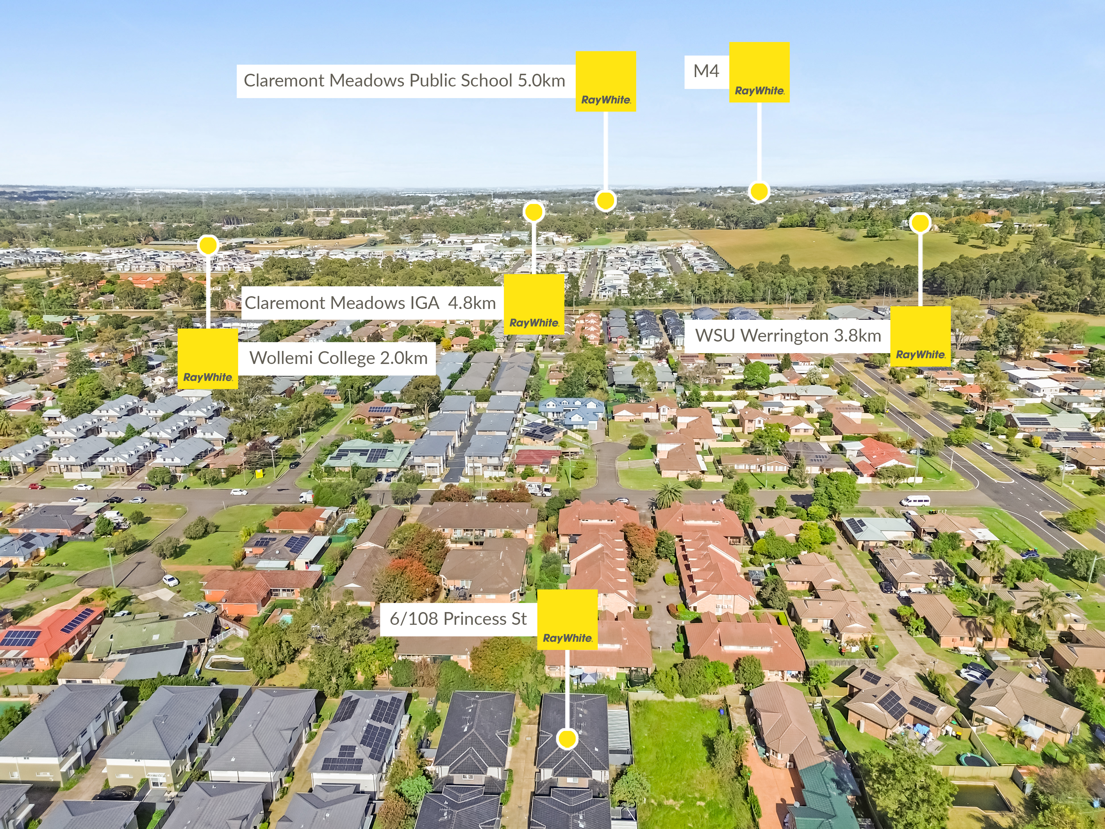 3-bedroom unit at 6 108 PRINCESS STREET, WERRINGTON NSW 2747, Penrith, New South Wales