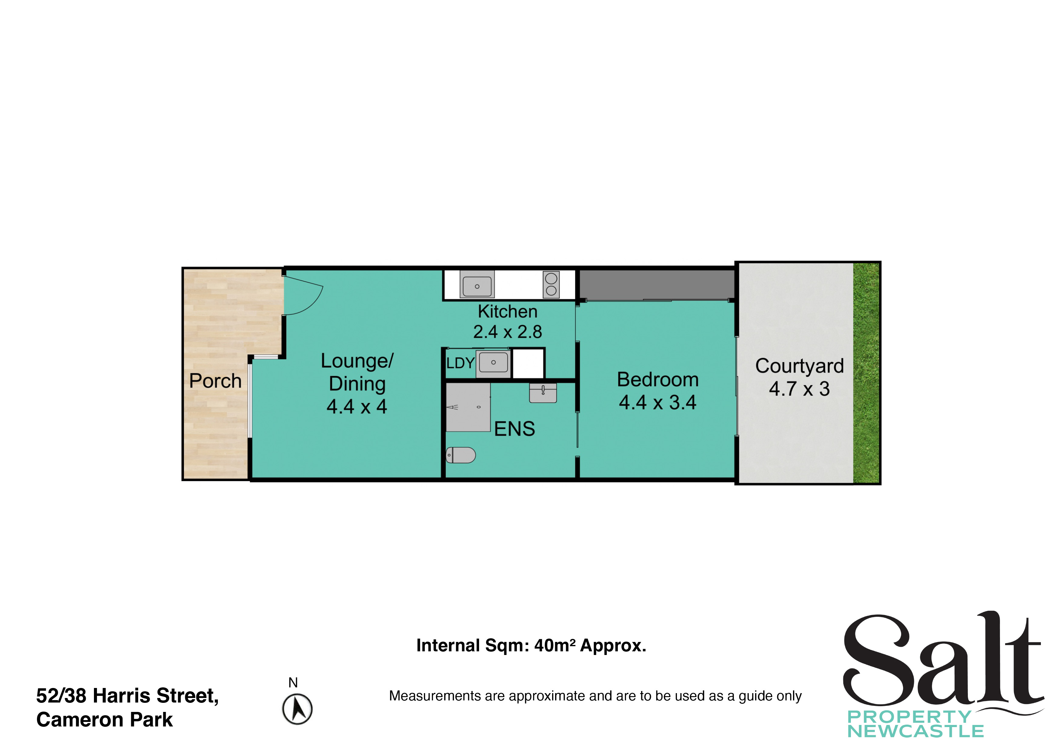 1-bedroom unit at 52/40 Harris Street, Cameron Park, NSW 2285, Lake Macquarie, New South Wales