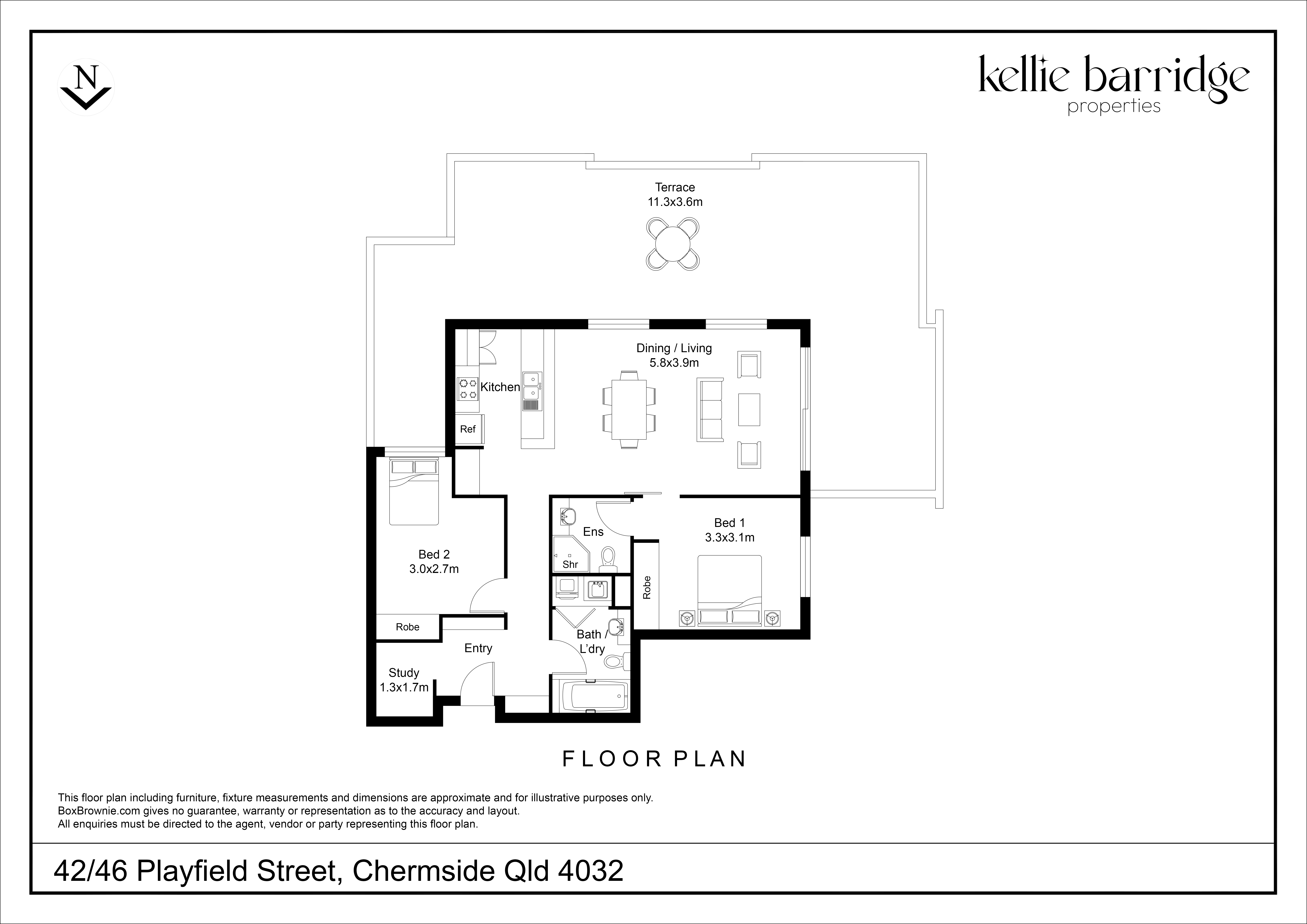 2-bedroom unit at 42/46 Playfield Street, Chermside, QLD 4032, Brisbane, Queensland