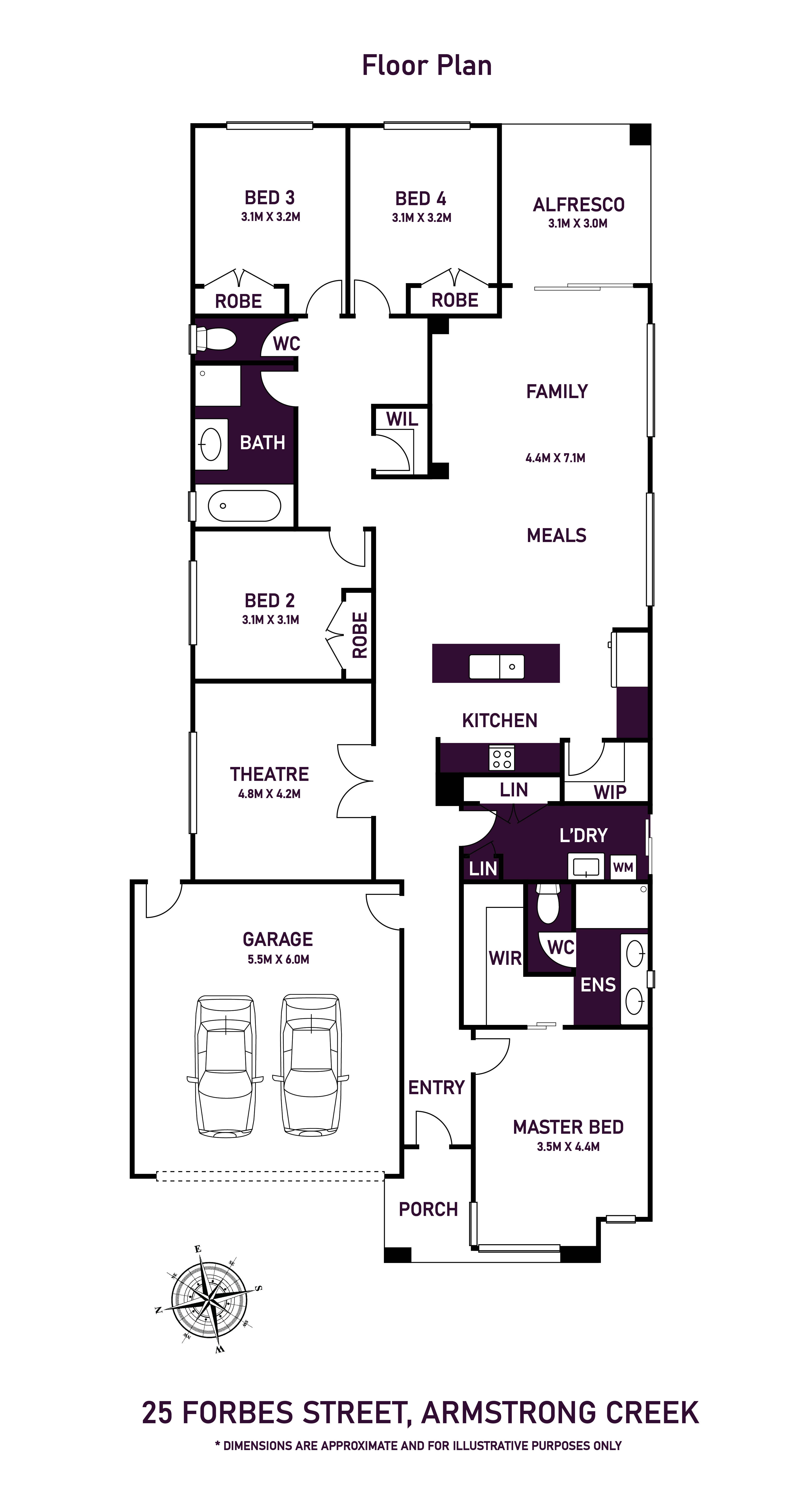 4-bedroom house at 25 Forbes Street, Armstrong Creek, VIC 3217, Greater Geelong, Victoria