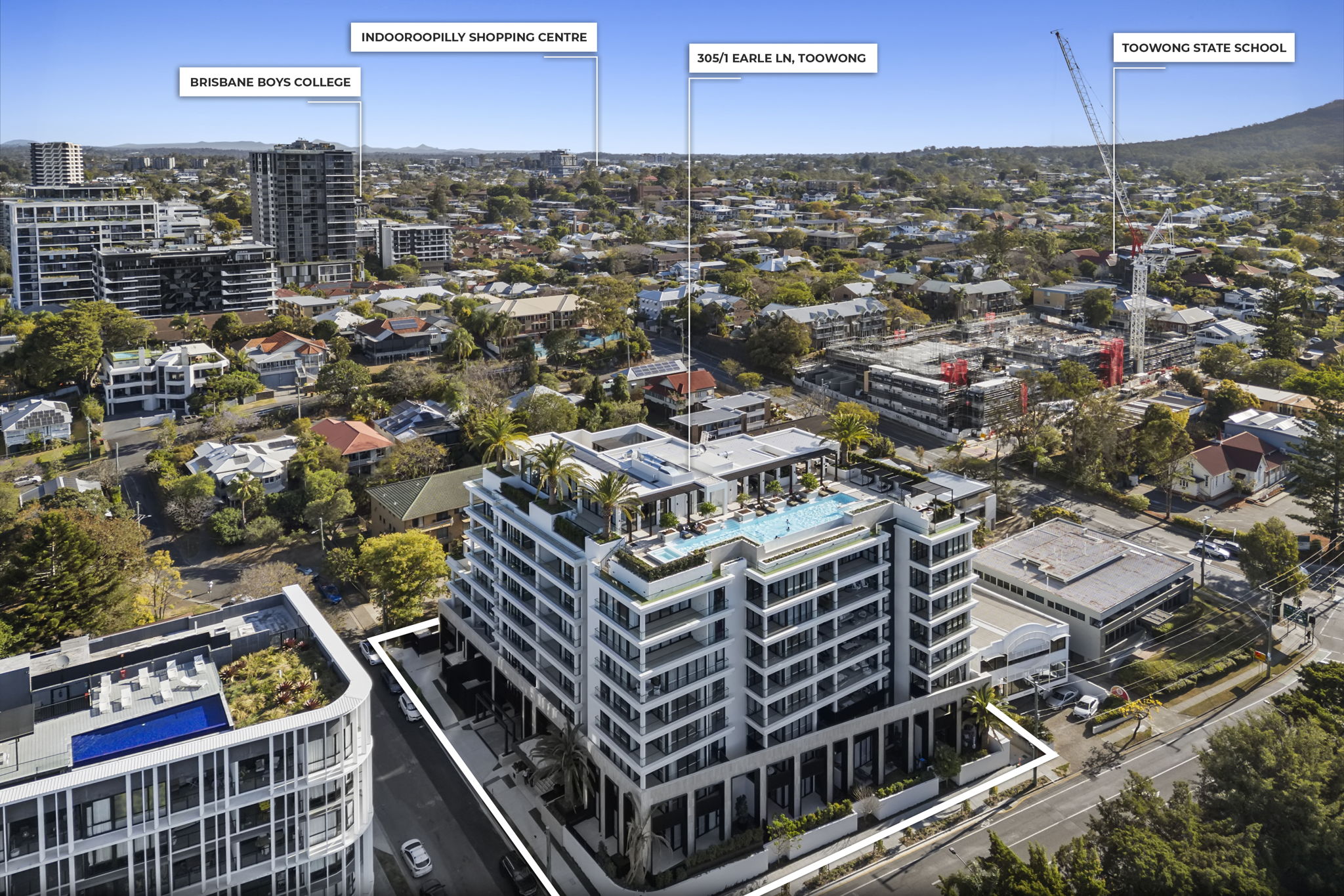 3-bedroom unit at 305/1 Earle Lane, Toowong, QLD 4066, Brisbane, Queensland