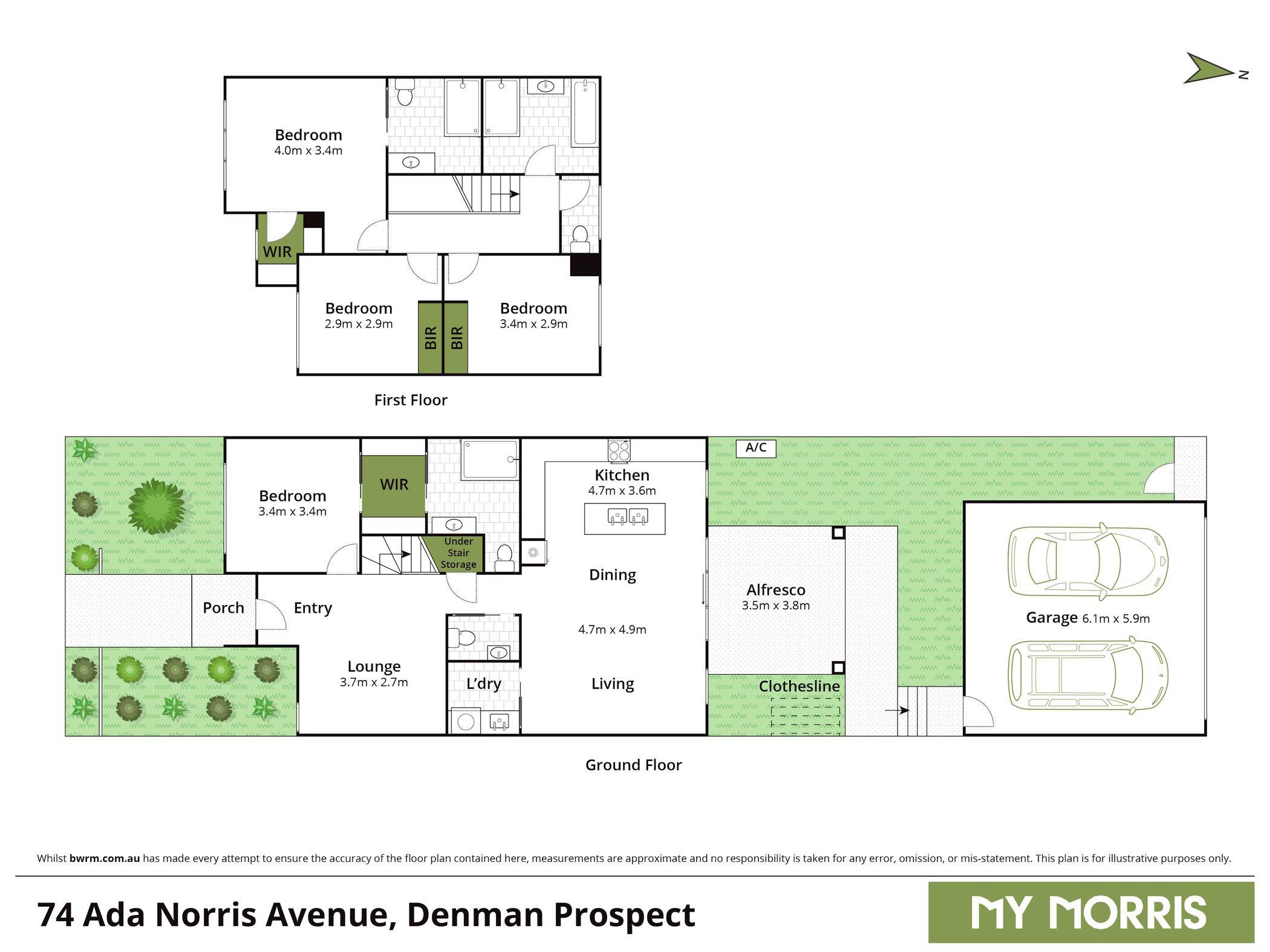 4-bedroom unit at 74 ADA NORRIS AVENUE, Denman Prospect ACT 2611, Unincorporated Act, Australian Capital Territory