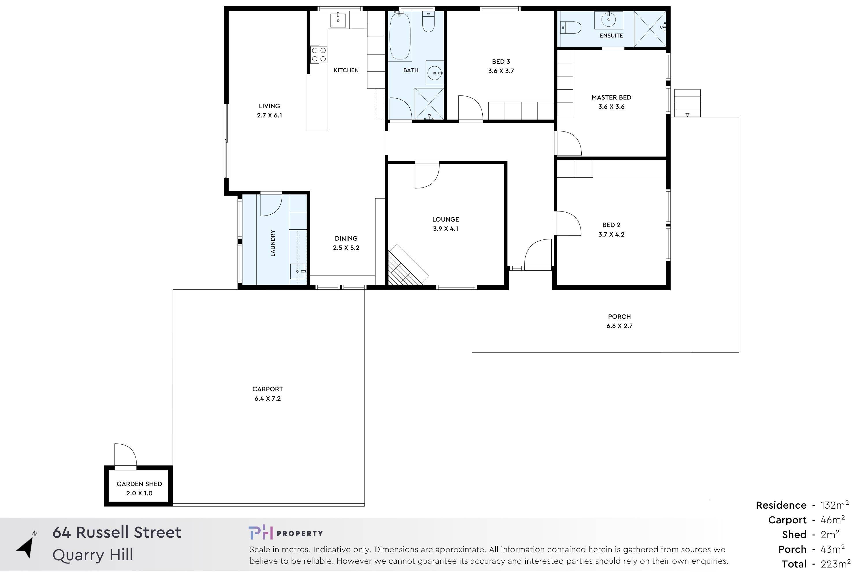 3-bedroom house at 64 Russell Street, Quarry Hill, VIC 3550, Greater Bendigo, Victoria
