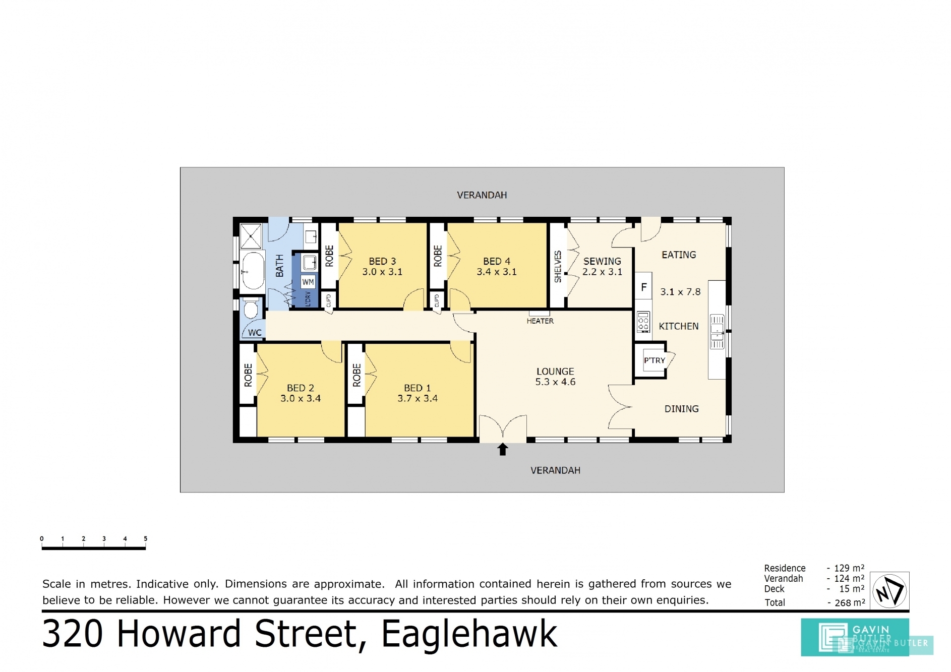 4-bedroom house at 320 HOWARD STREET, Eaglehawk VIC 3556, Greater Bendigo, Victoria