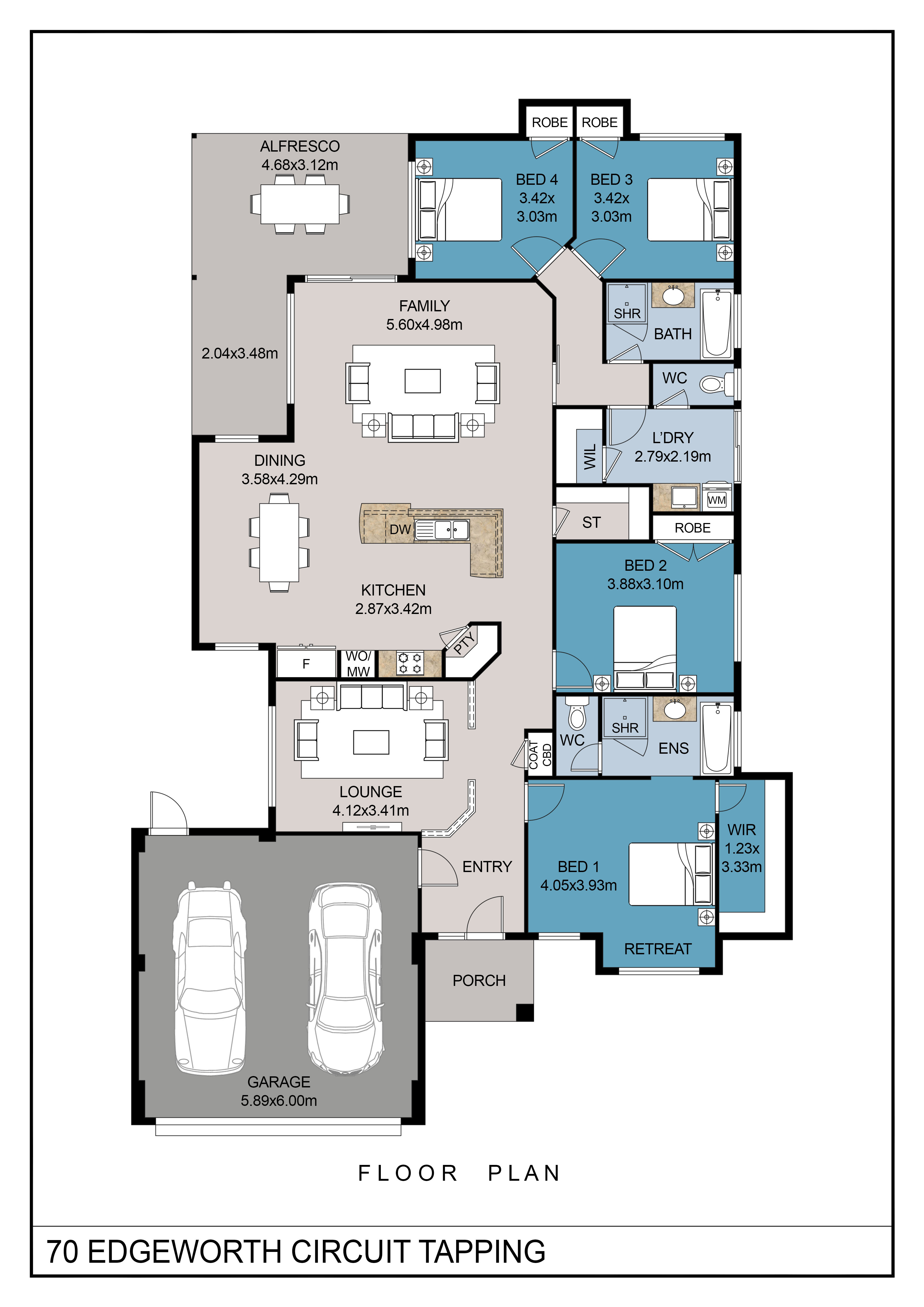 4-bedroom house at 70 Edgeworth Circuit, Tapping WA 6065, Wanneroo, Western Australia