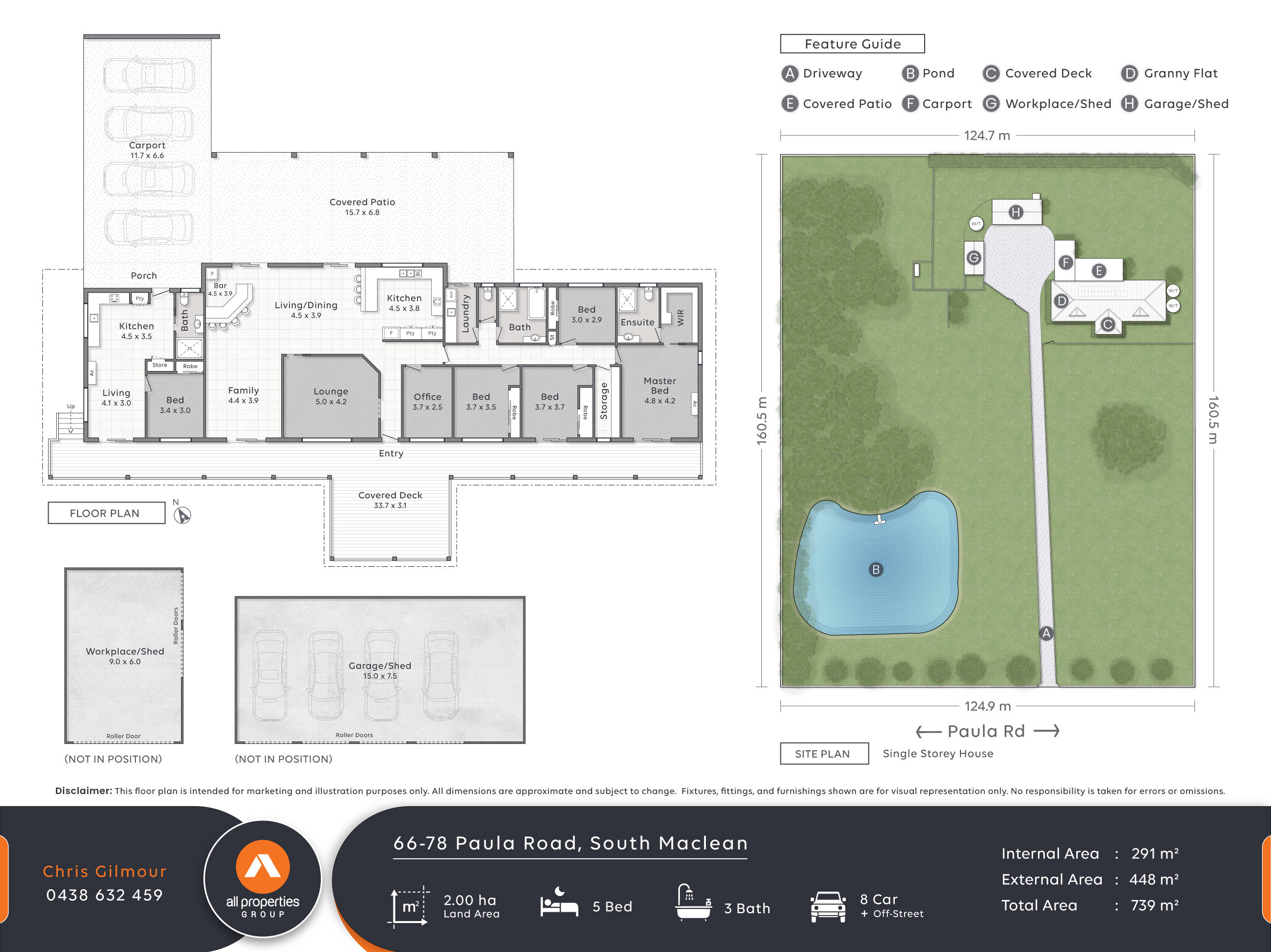 5-bedroom house at 66-78 Paula Road, South Maclean, QLD 4280, , Queensland