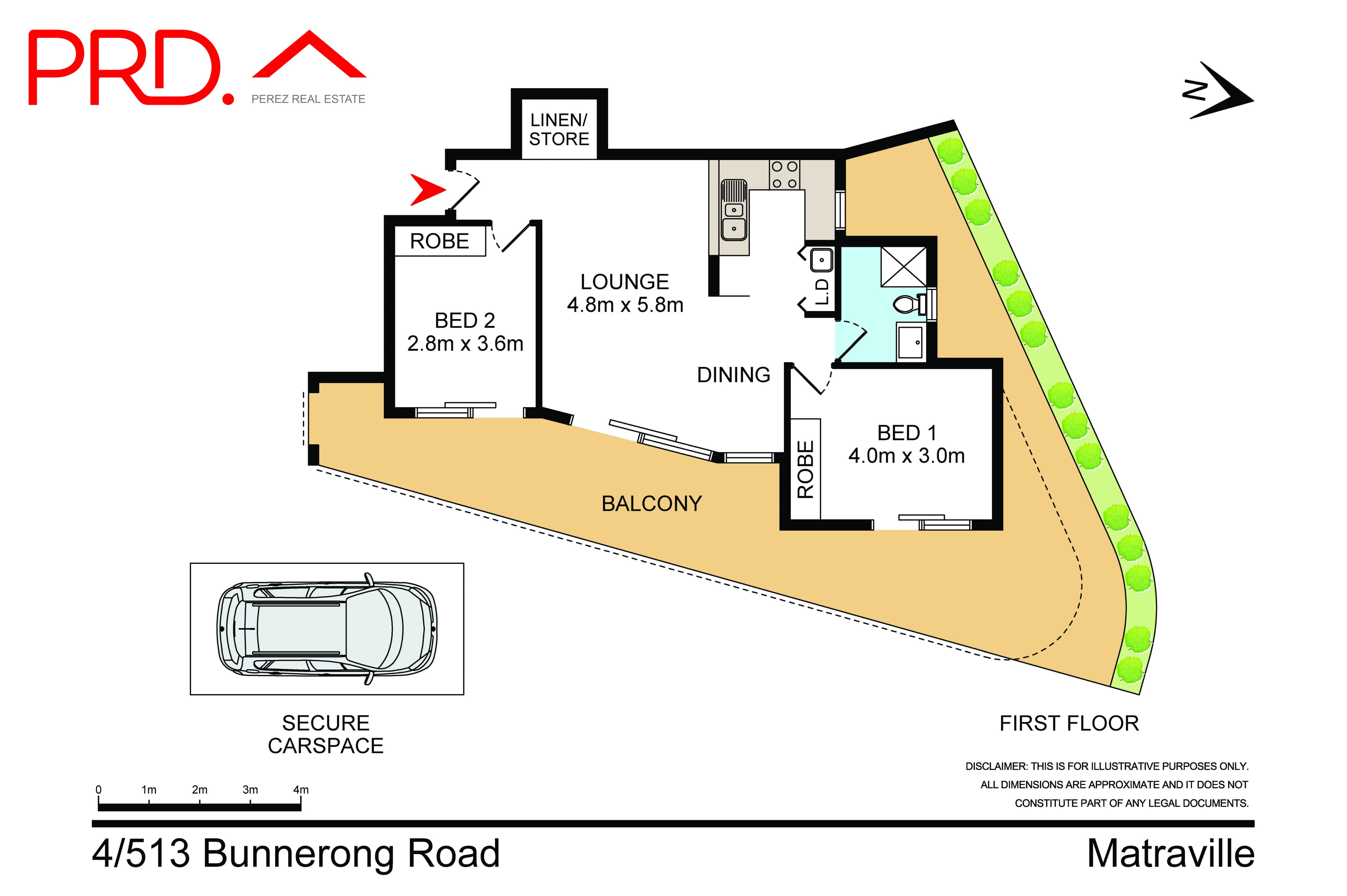 2-bedroom unit at 4/513 Bunnerong Road, Matraville, NSW 2036, Randwick, New South Wales