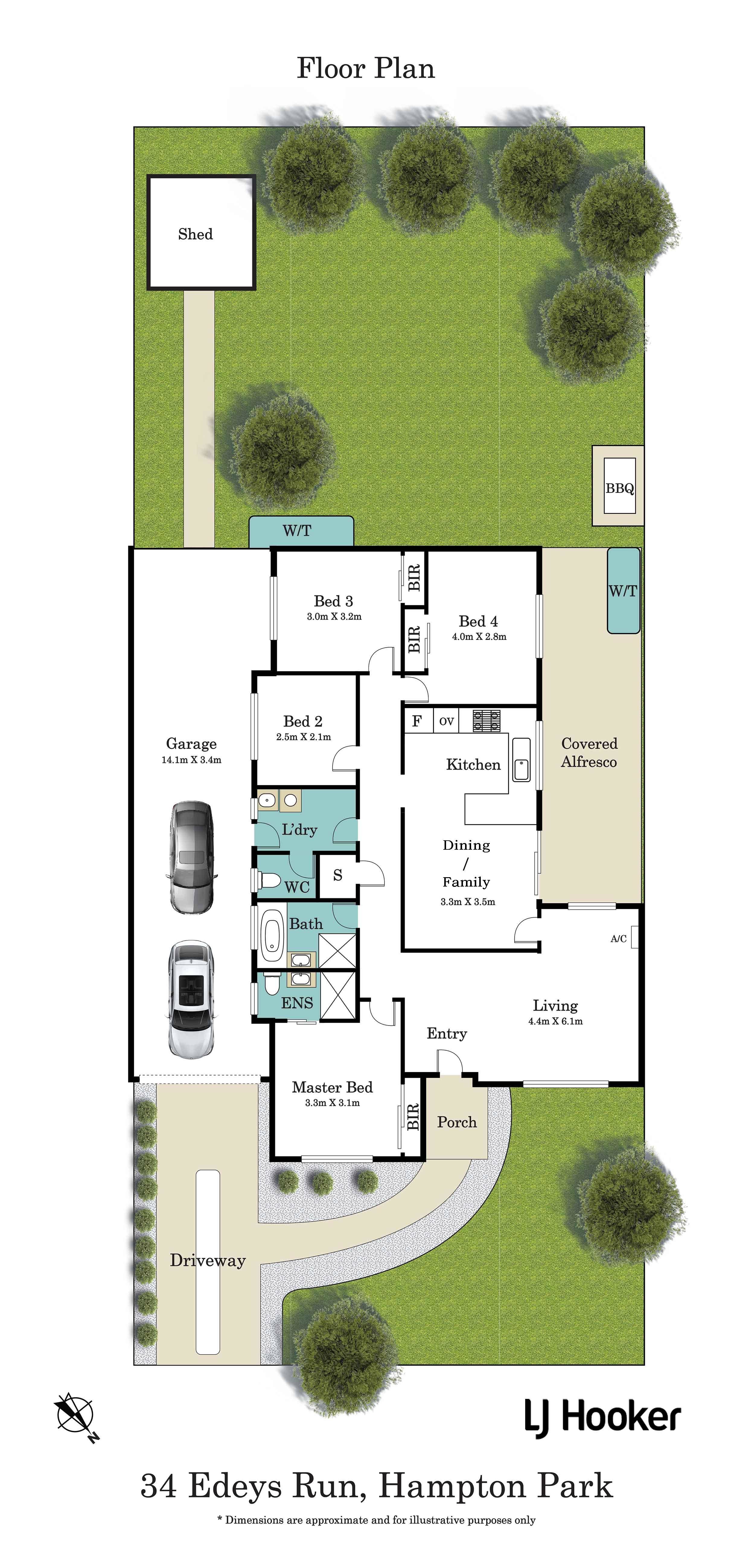 4-bedroom house at 34 Edeys Run, Hampton Park, Vic, 3976, Casey, Victoria