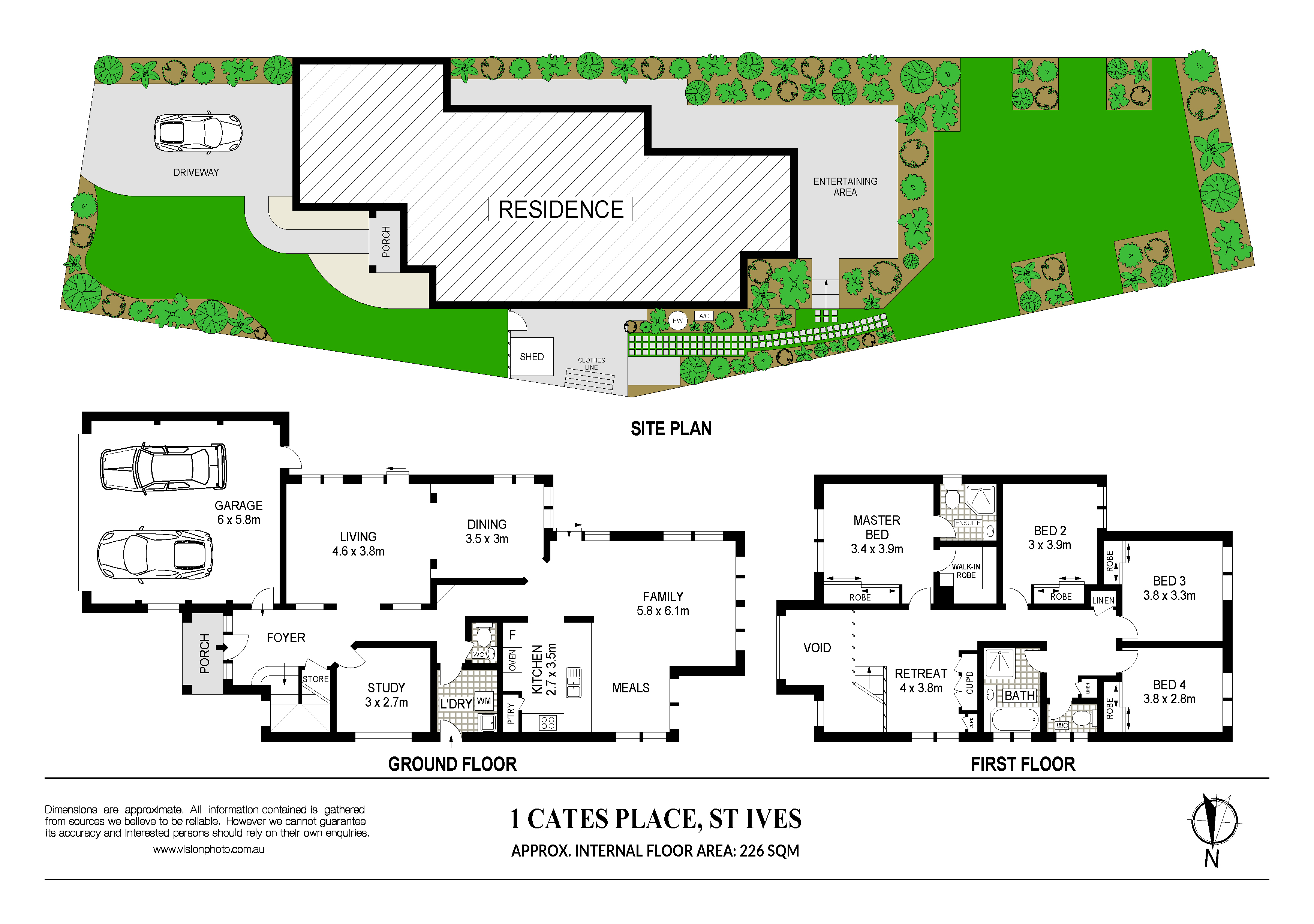 4-bedroom house at 1 CATES PLACE, St Ives NSW 2075, Ku-Ring-Gai, New South Wales