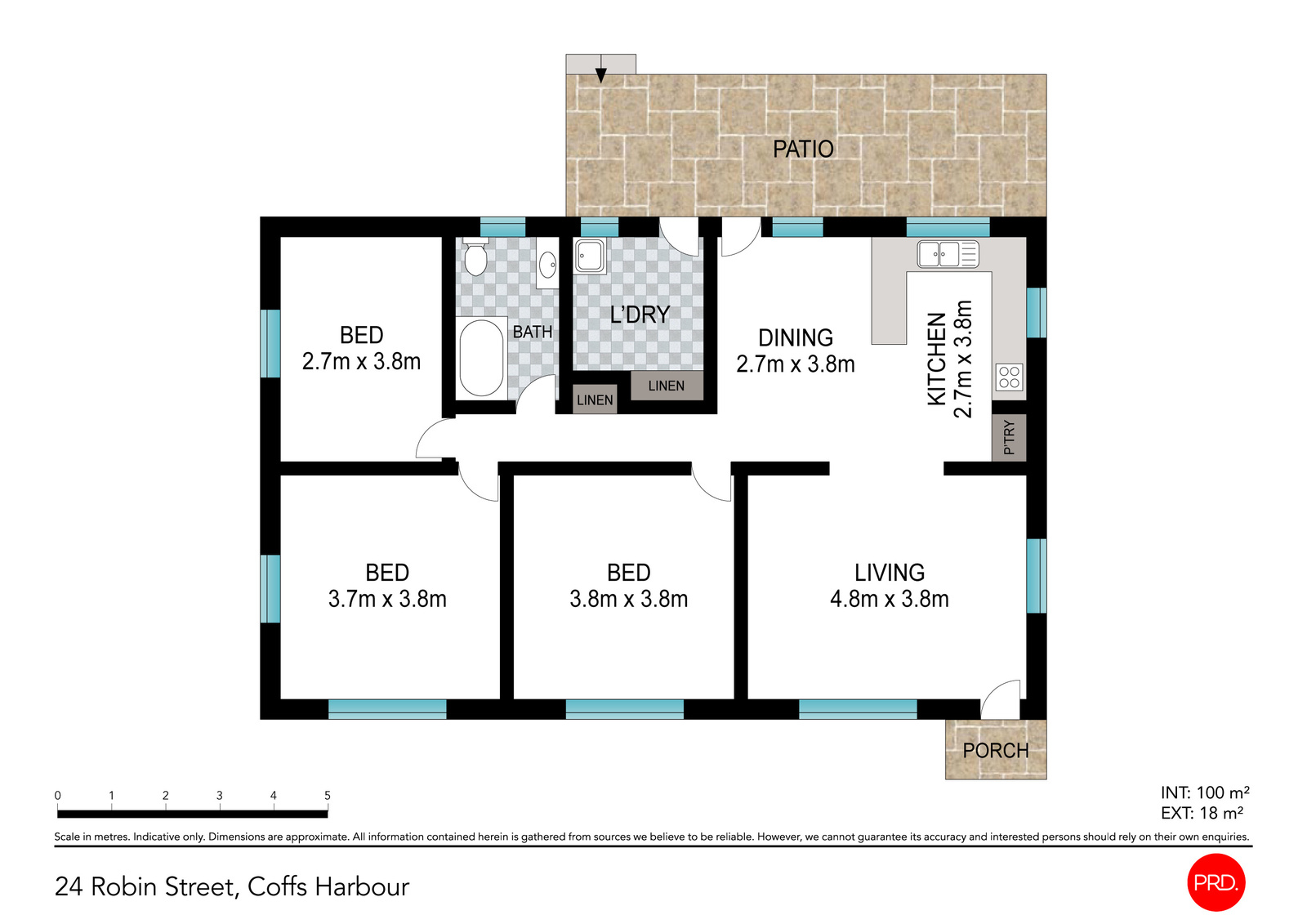 3-bedroom house at 24 ROBIN STREET, Coffs Harbour NSW 2450, Coffs Harbour, New South Wales