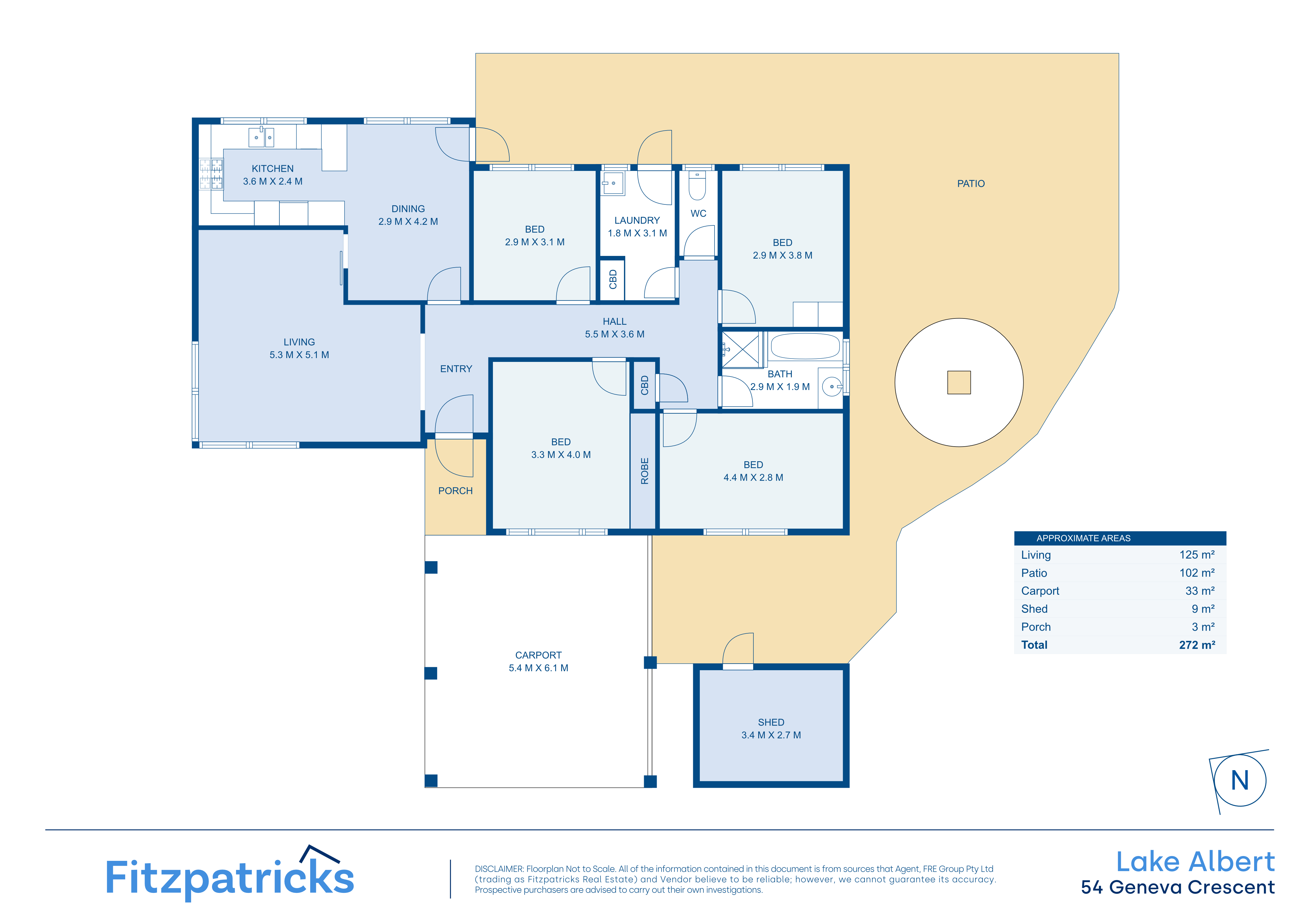 4-bedroom house at 54 Geneva Crescent, Lake Albert, NSW 2650, Wagga Wagga, New South Wales