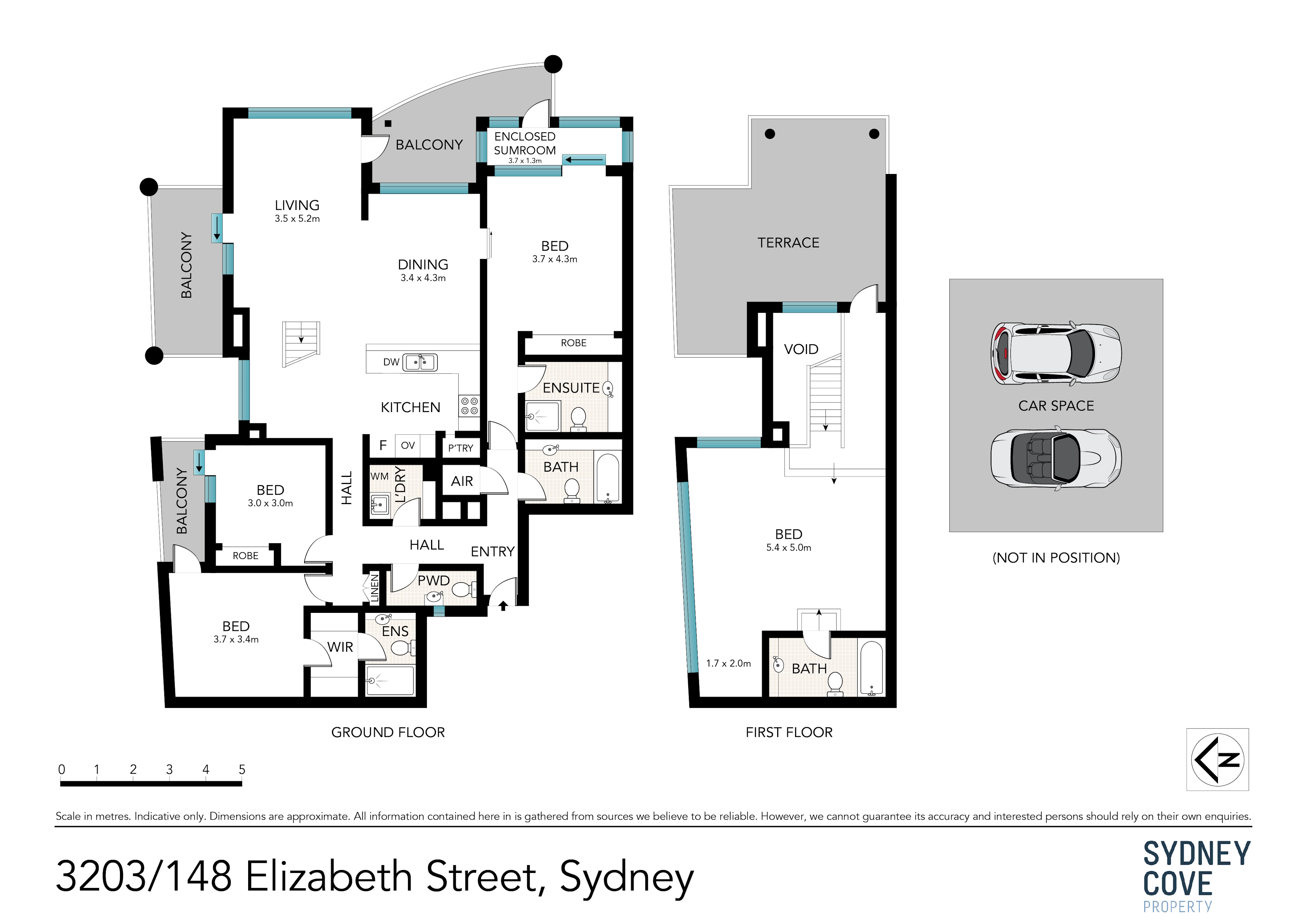 4-bedroom unit at HYDE PARK TOWERS 3203 148 ELIZABETH STREET, SYDNEY NSW 2000, Sydney, New South Wales