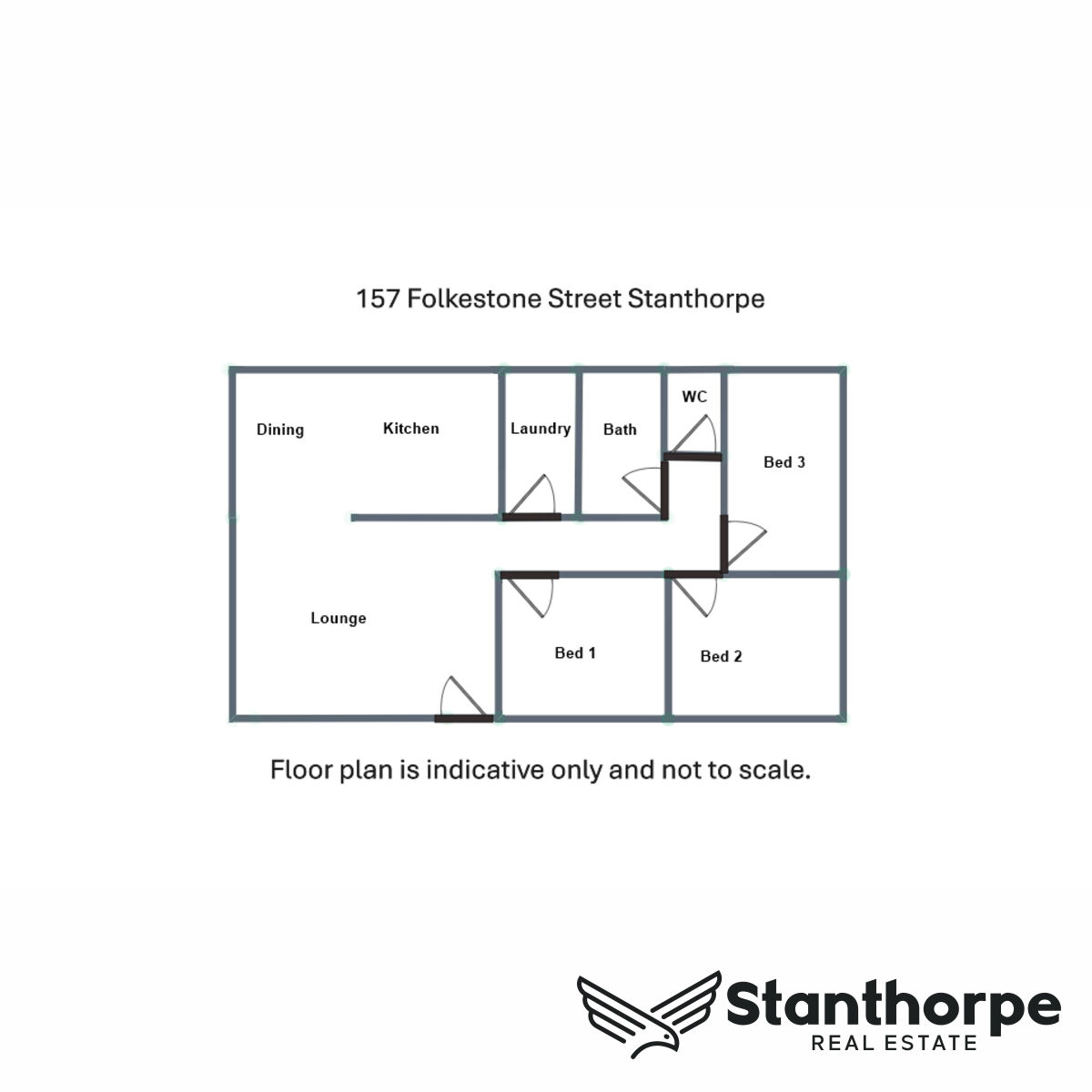 3-bedroom house at 157 Folkestone Street, Stanthorpe, QLD 4380, Southern Downs, Queensland