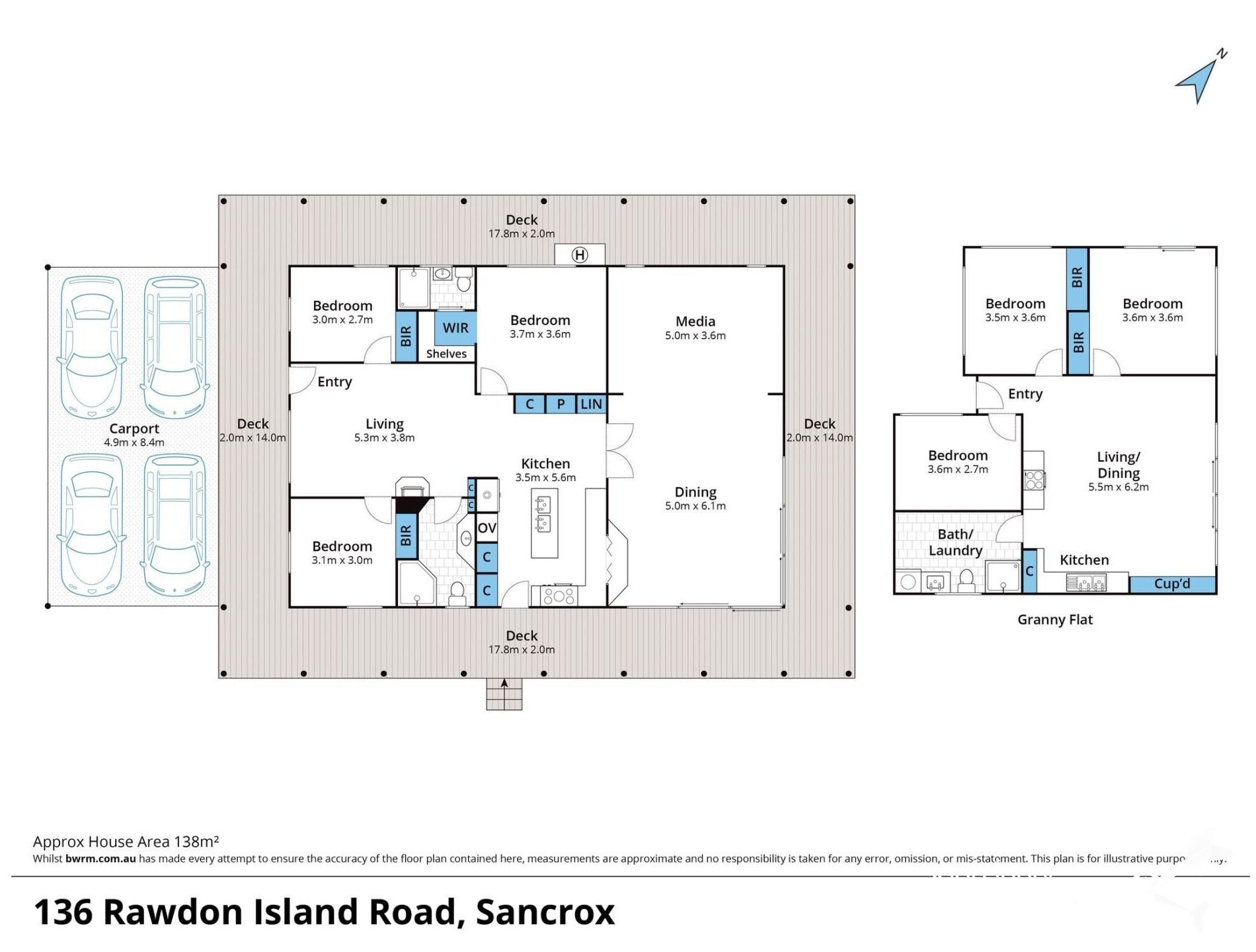 3-bedroom house at 136 Rawdon Island Road, Sancrox, NSW 2446, Port Macquarie-Hastings, New South Wales