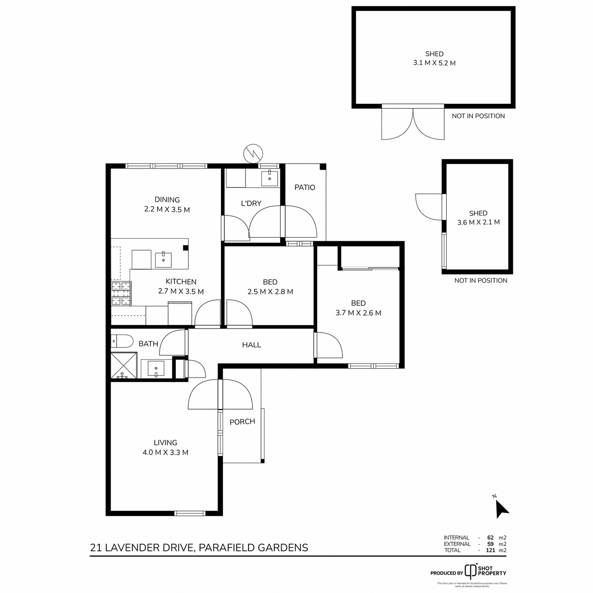 2-bedroom unit at 21 Lavender Drive, Parafield Gardens, SA 5107, Salisbury, South Australia