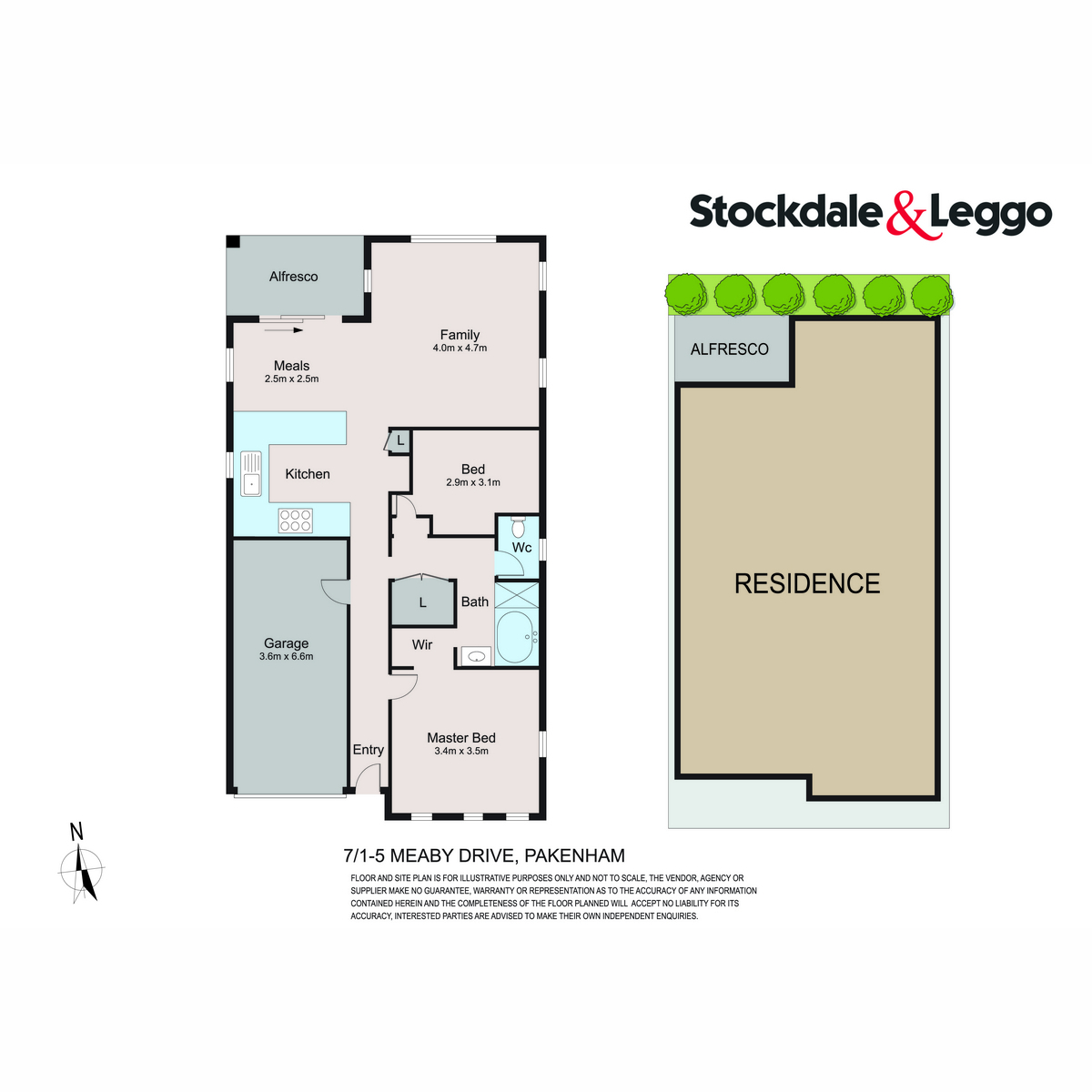 2-bedroom unit at 7 1-5 MEABY DRIVE, PAKENHAM VIC 3810, Cardinia, Victoria