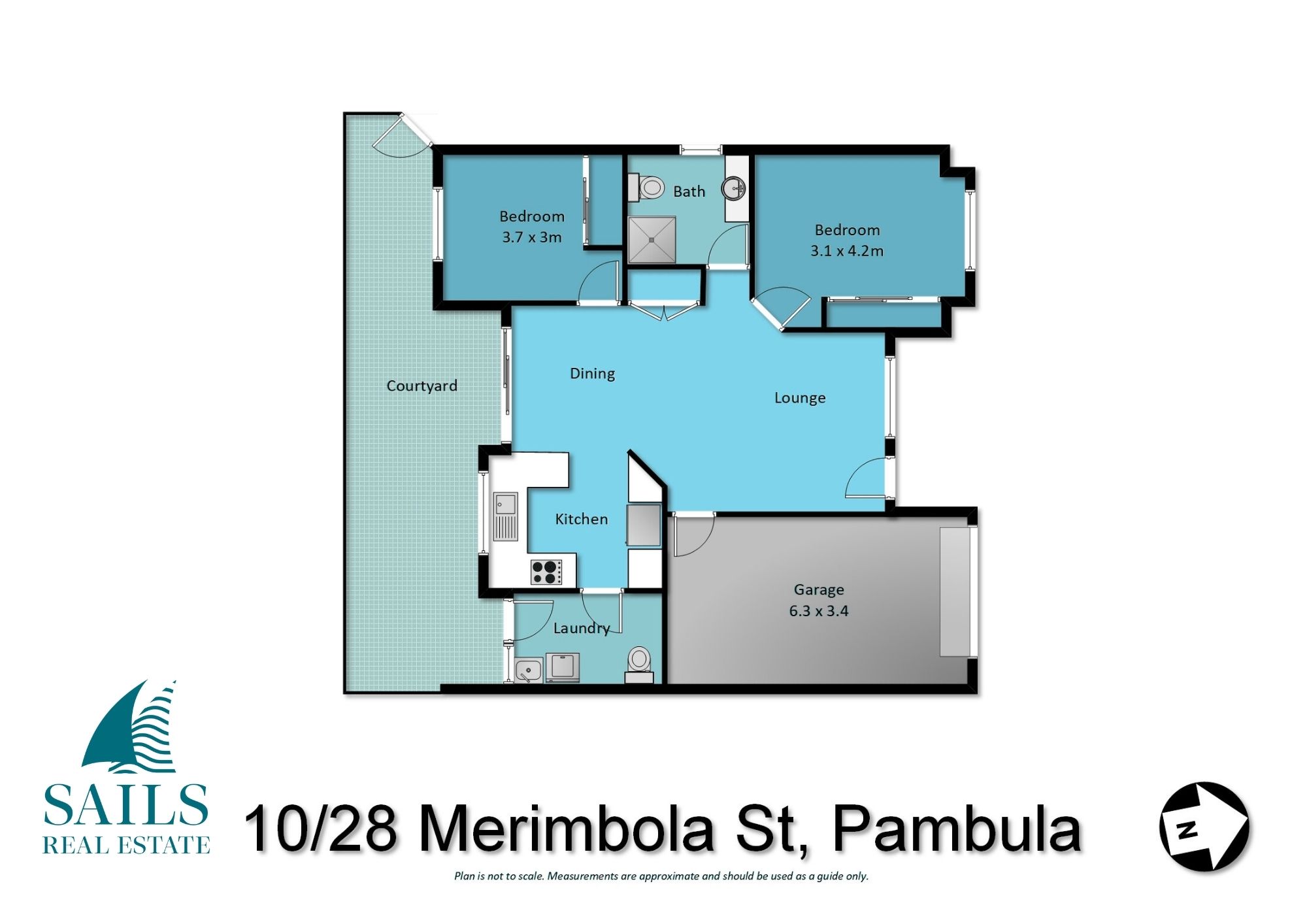 2-bedroom unit at 10/28 Merimbola Street, Pambula, NSW 2549, Bega Valley, New South Wales