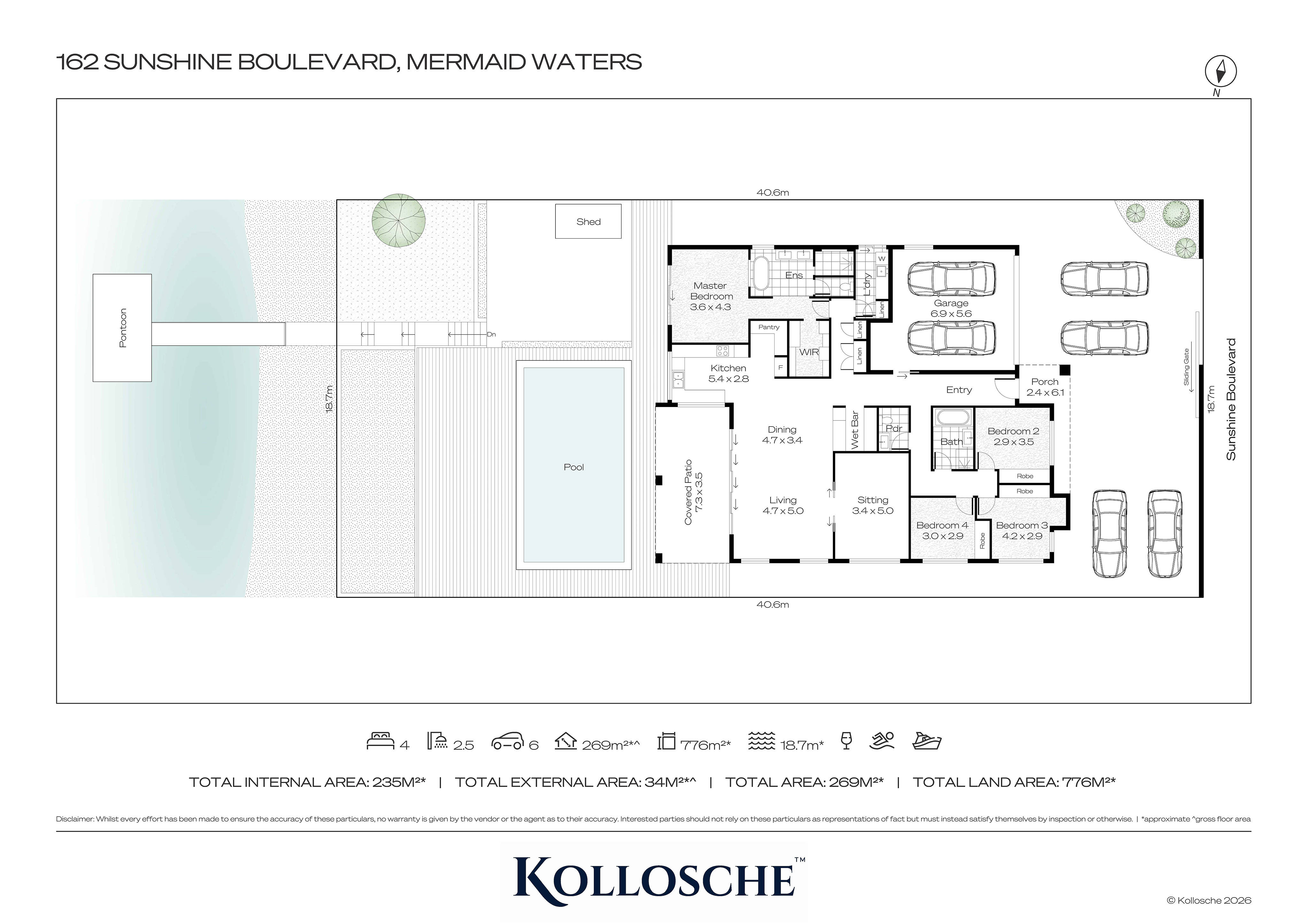 4-bedroom house at 162 Sunshine Boulevard, Mermaid Waters, QLD 4218, Gold Coast, Queensland