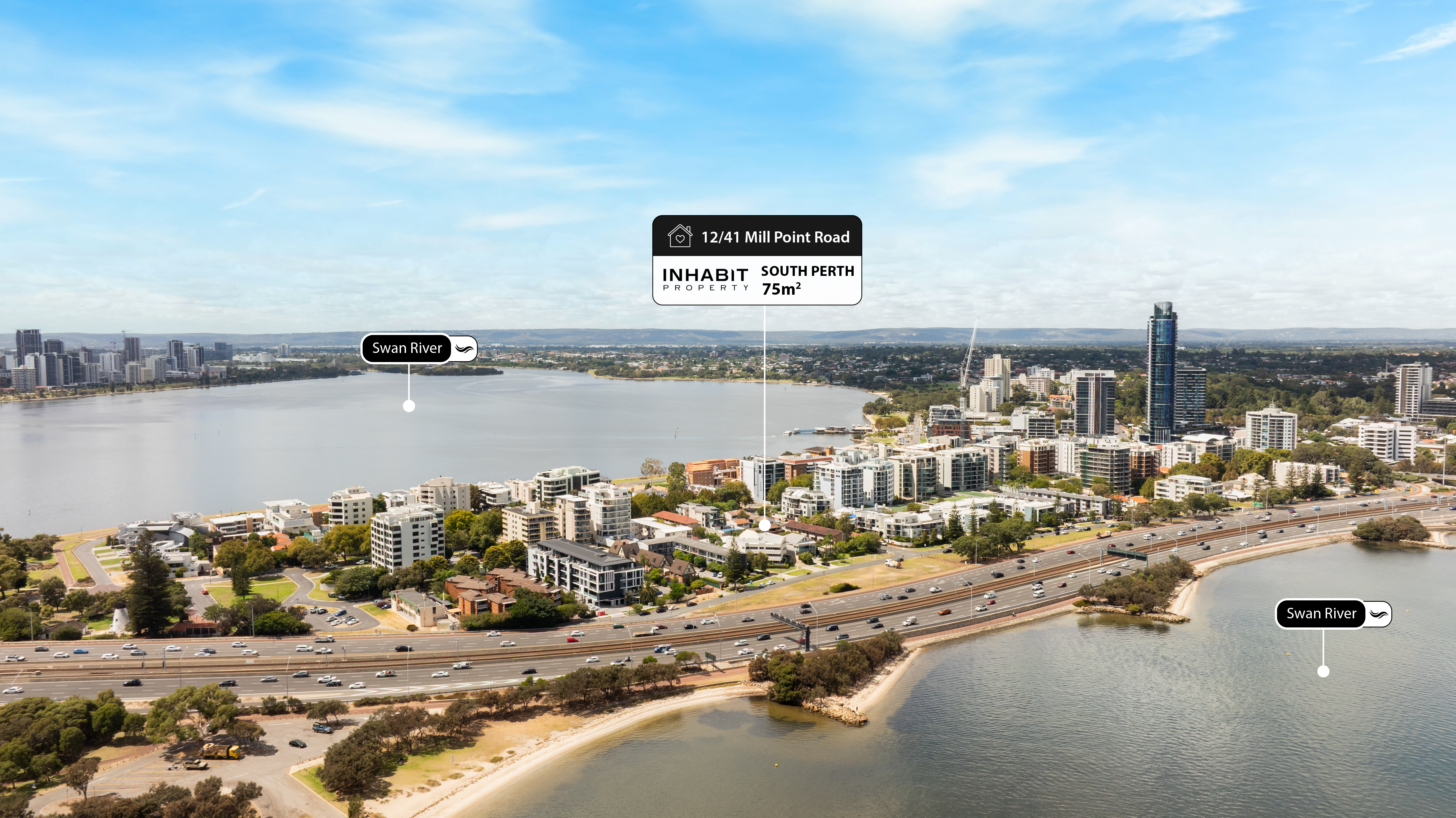 2-bedroom unit at 12/41 Mill Point Road, South Perth, WA 6151, South Perth, Western Australia