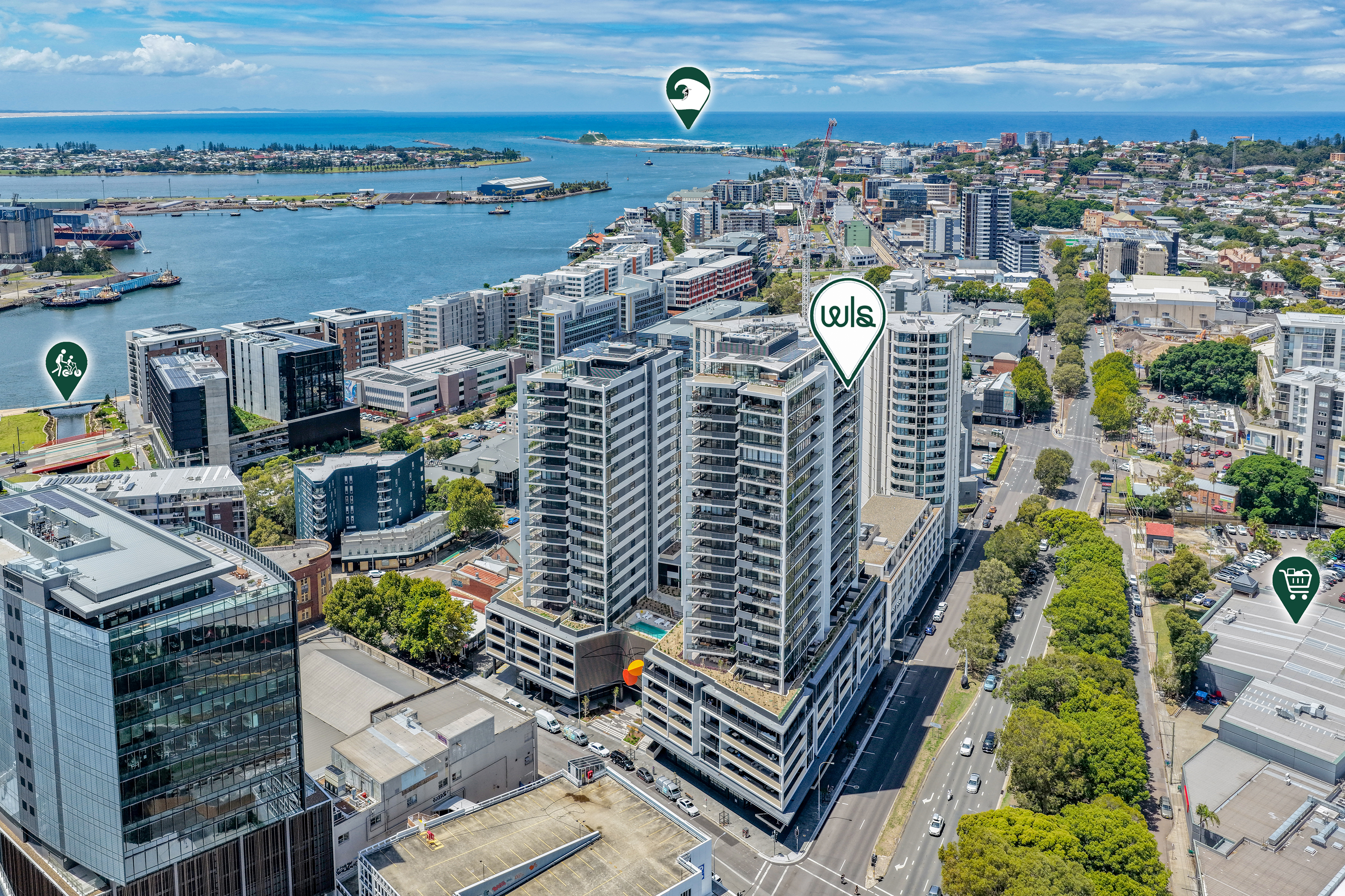 3-bedroom unit at 1906/15 National Park Street, Newcastle West, NSW 2302, Newcastle, New South Wales