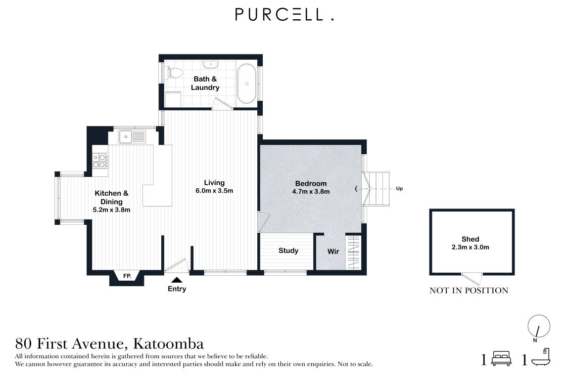 1-bedroom house at 80 First Avenue, Katoomba, Nsw, 2780, Blue Mountains, New South Wales