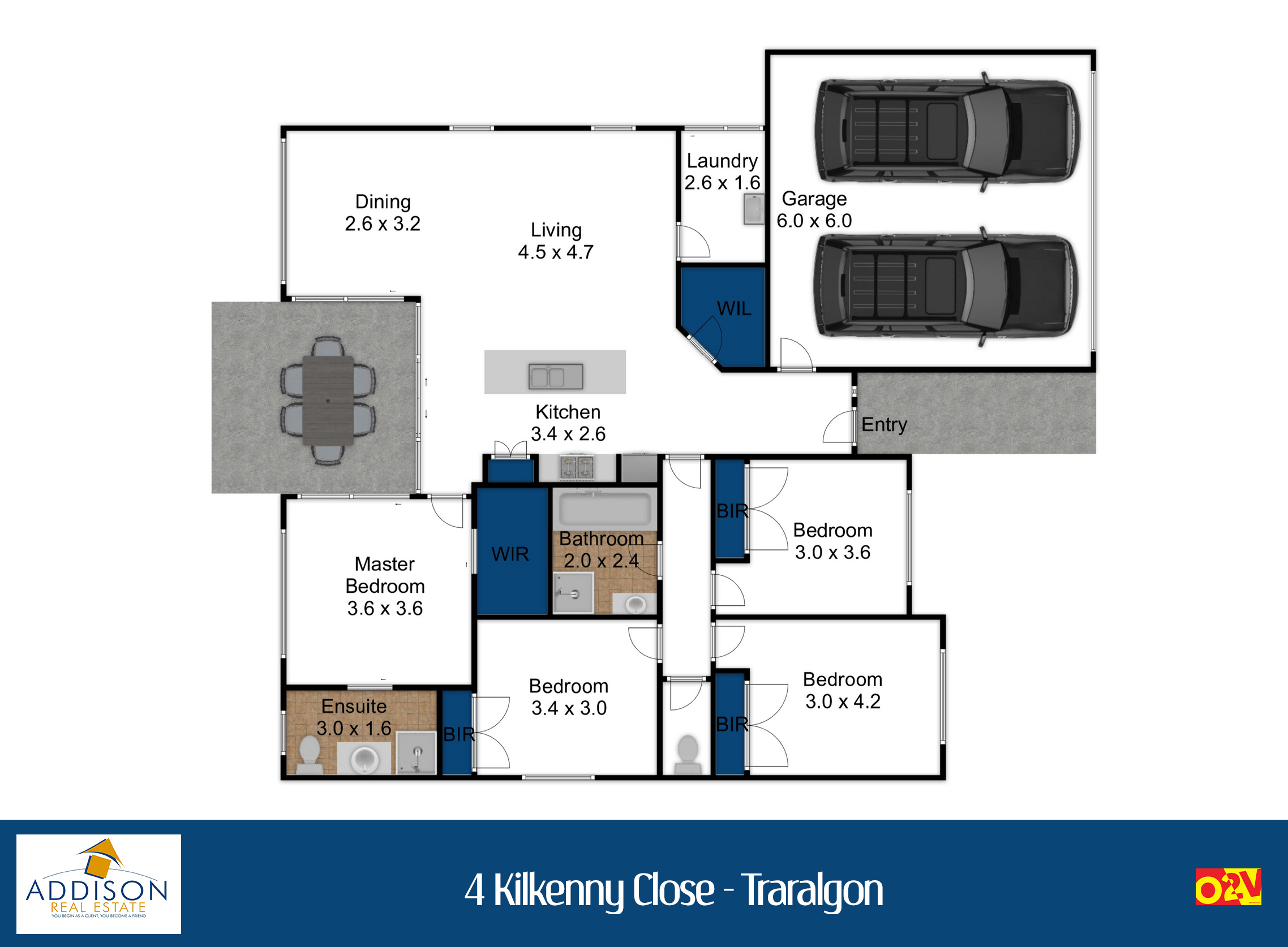 4-bedroom house at 4 Kilkenny Close, Traralgon, VIC 3844, Latrobe (Vic.), Victoria