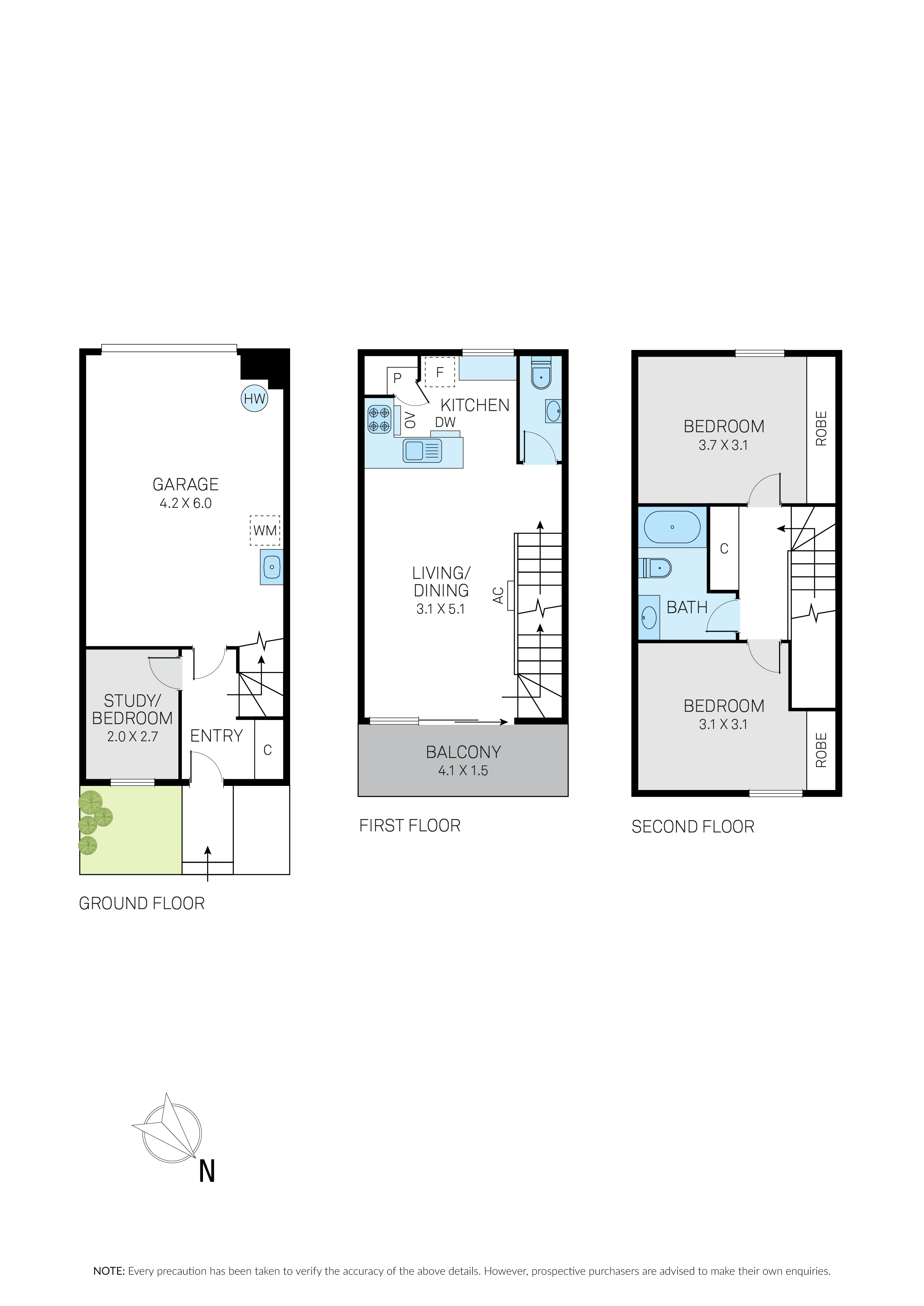 3-bedroom unit at 17 163 CARINISH ROAD, CLAYTON VIC 3168, Monash, Victoria