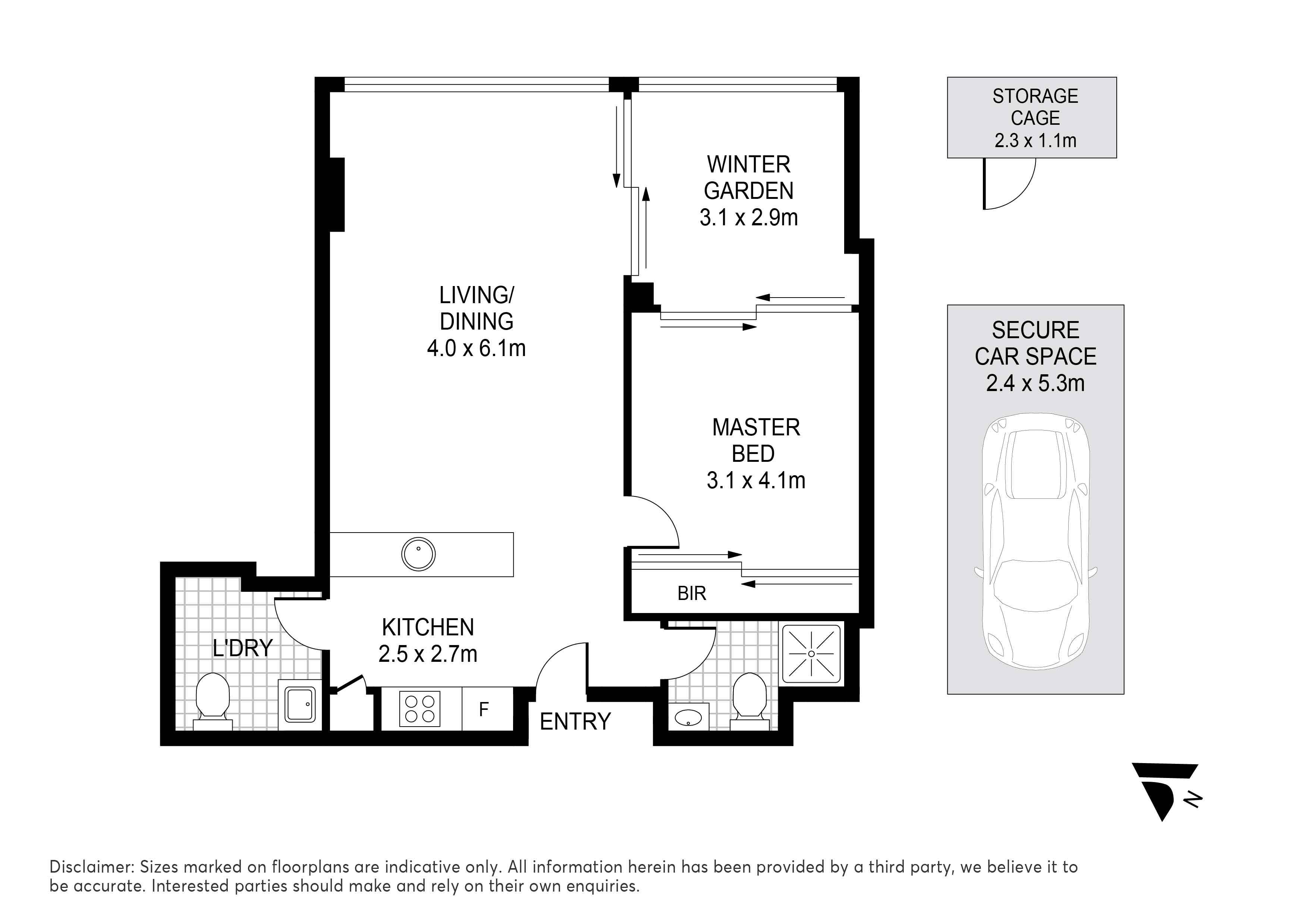1-bedroom unit at 305/1-3 Bundil Boulevard, Melrose Park, Nsw, 2114, Ryde, New South Wales