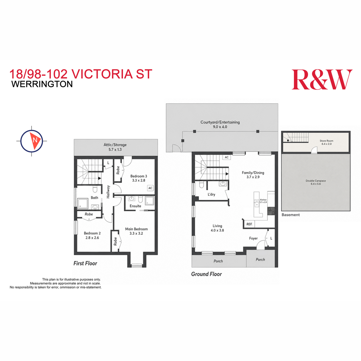 3-bedroom unit at THE VICTORIA 18 98-102 VICTORIA STREET, WERRINGTON NSW 2747, Penrith, New South Wales